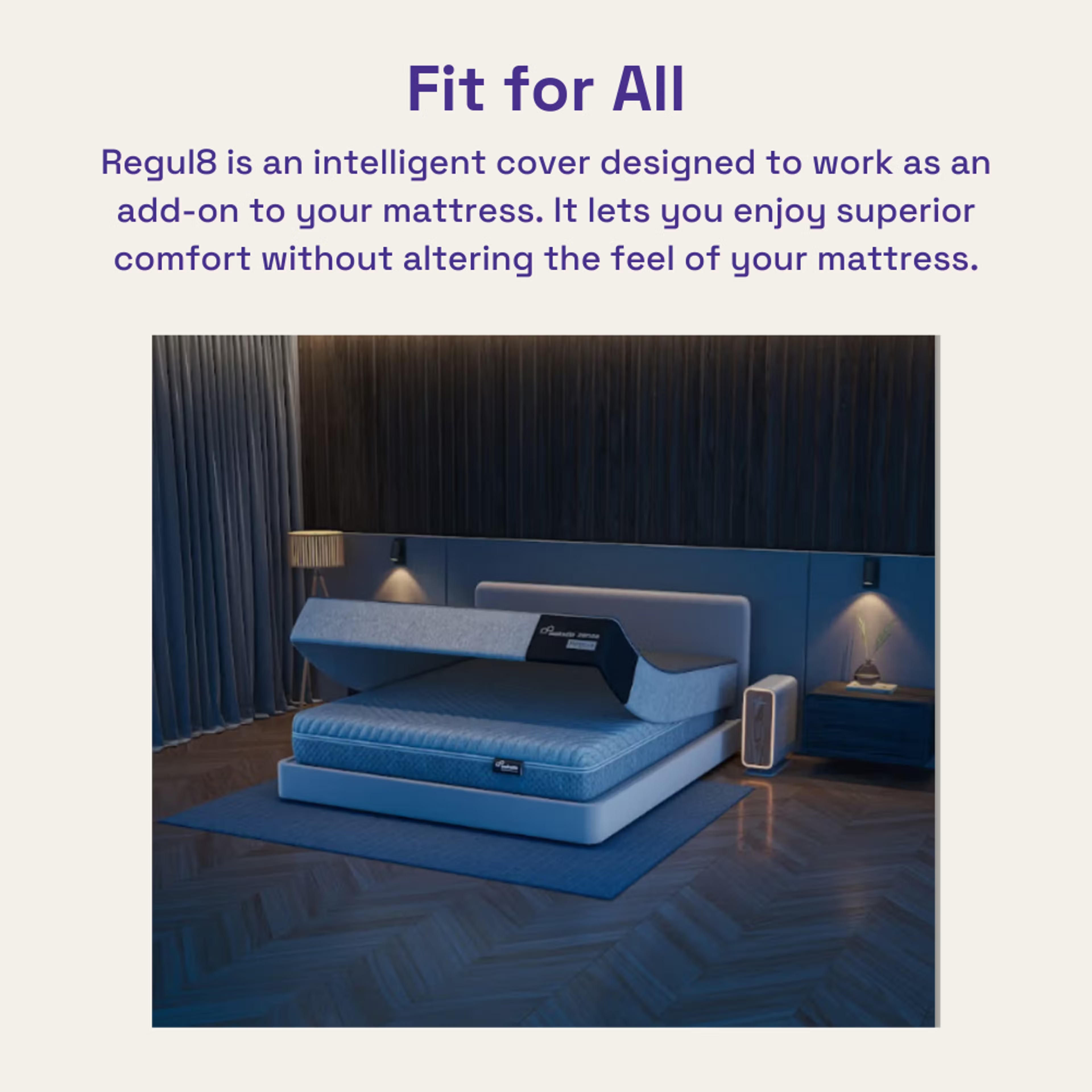 Zense Regul8 Mattress Temperature Controller King - 78" x 72" - 1.98m x 1.83m