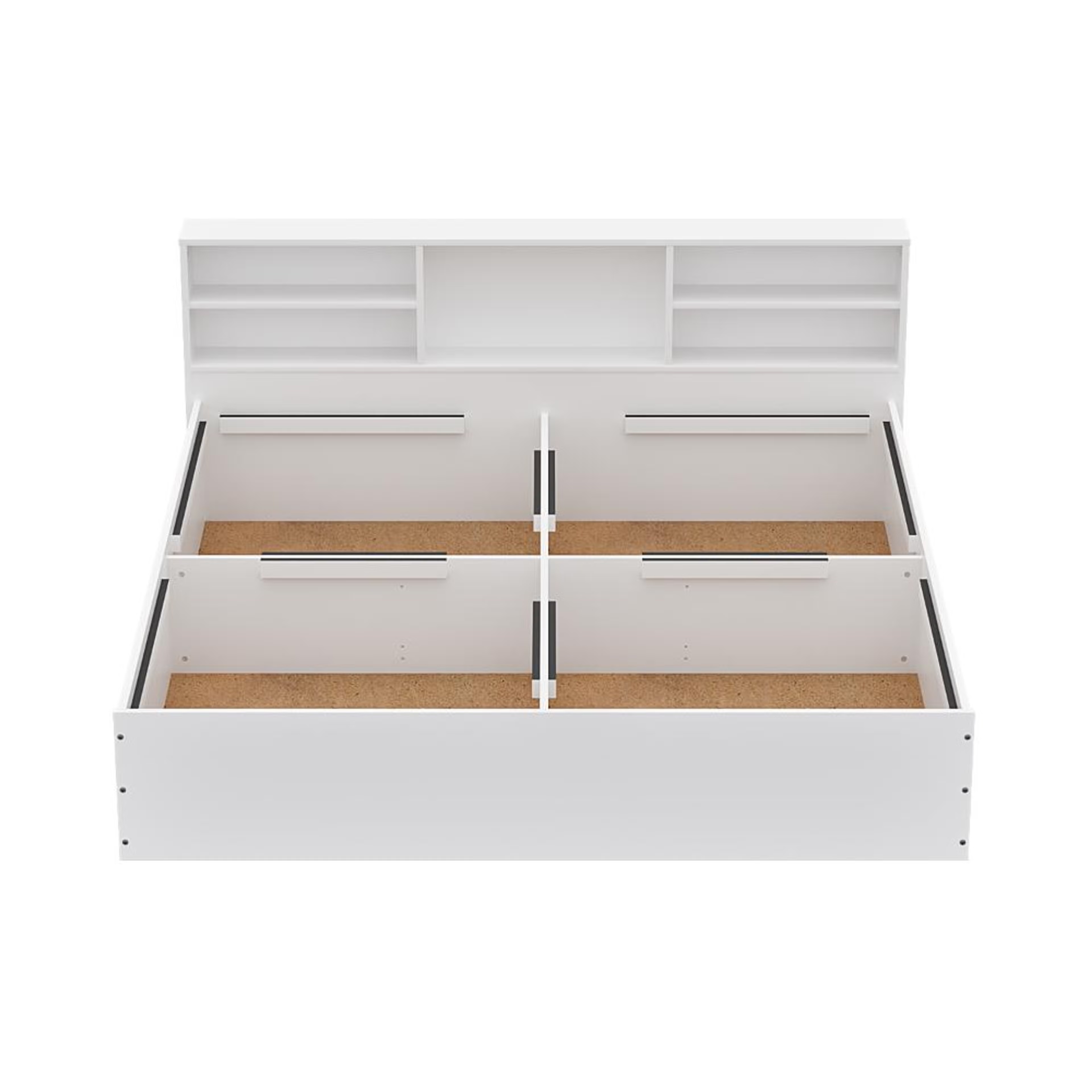 Wakefit Petra Headboard Storage - King size - Frosty White King - 78" x 72 6 Wakefit Petra Headboard Storage - King size - Frosty White King - 78" x 72\