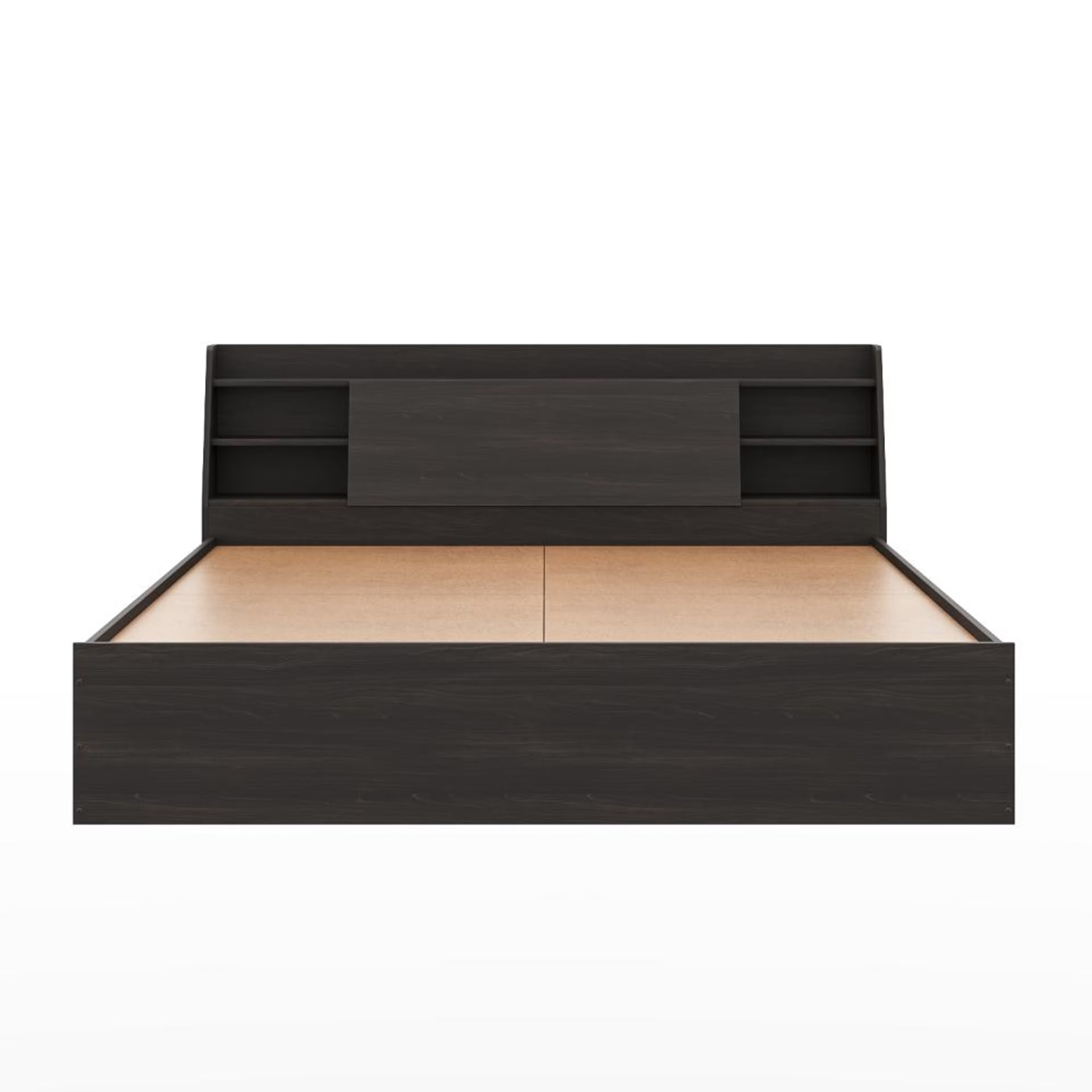 Wakefit Leo King Storage Engineered Wood Bed - Wyoming maple King - 78" x 72\