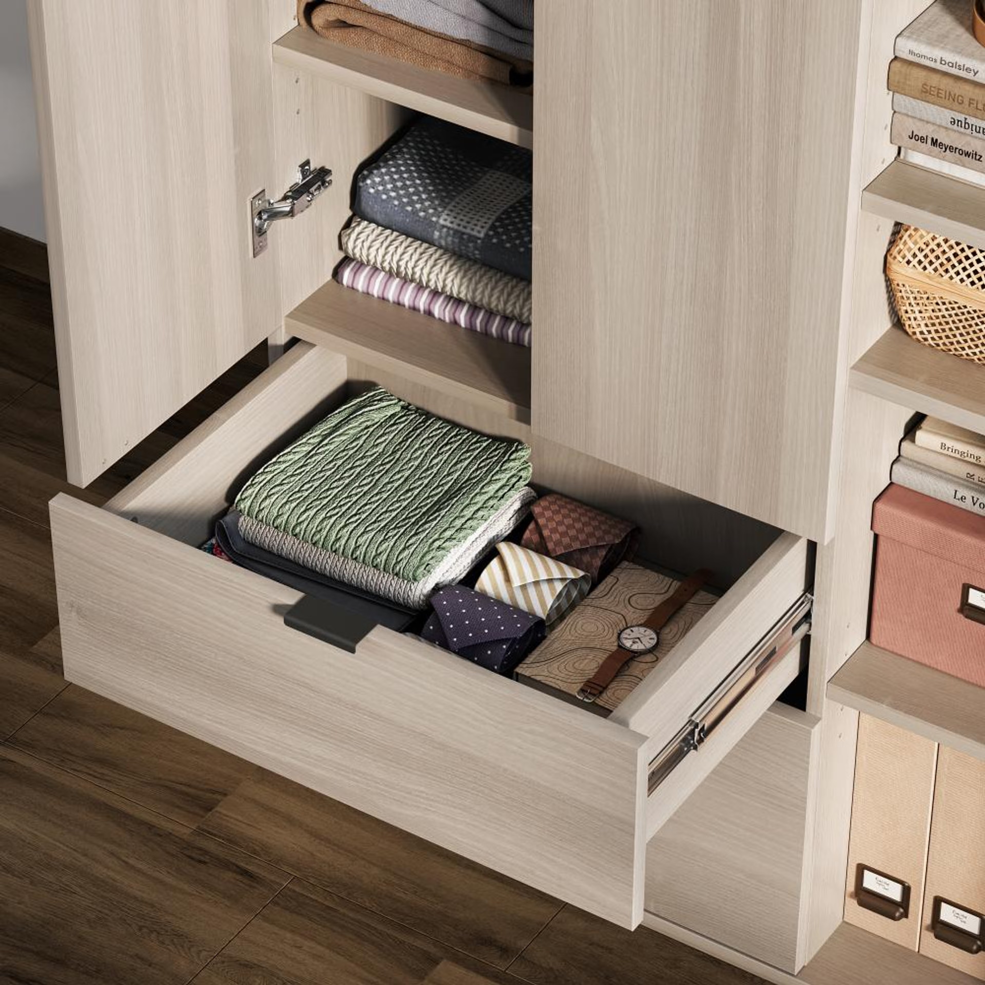 Wakefit Pattens Cabinet in Moldau Acacia Moldau Acacia