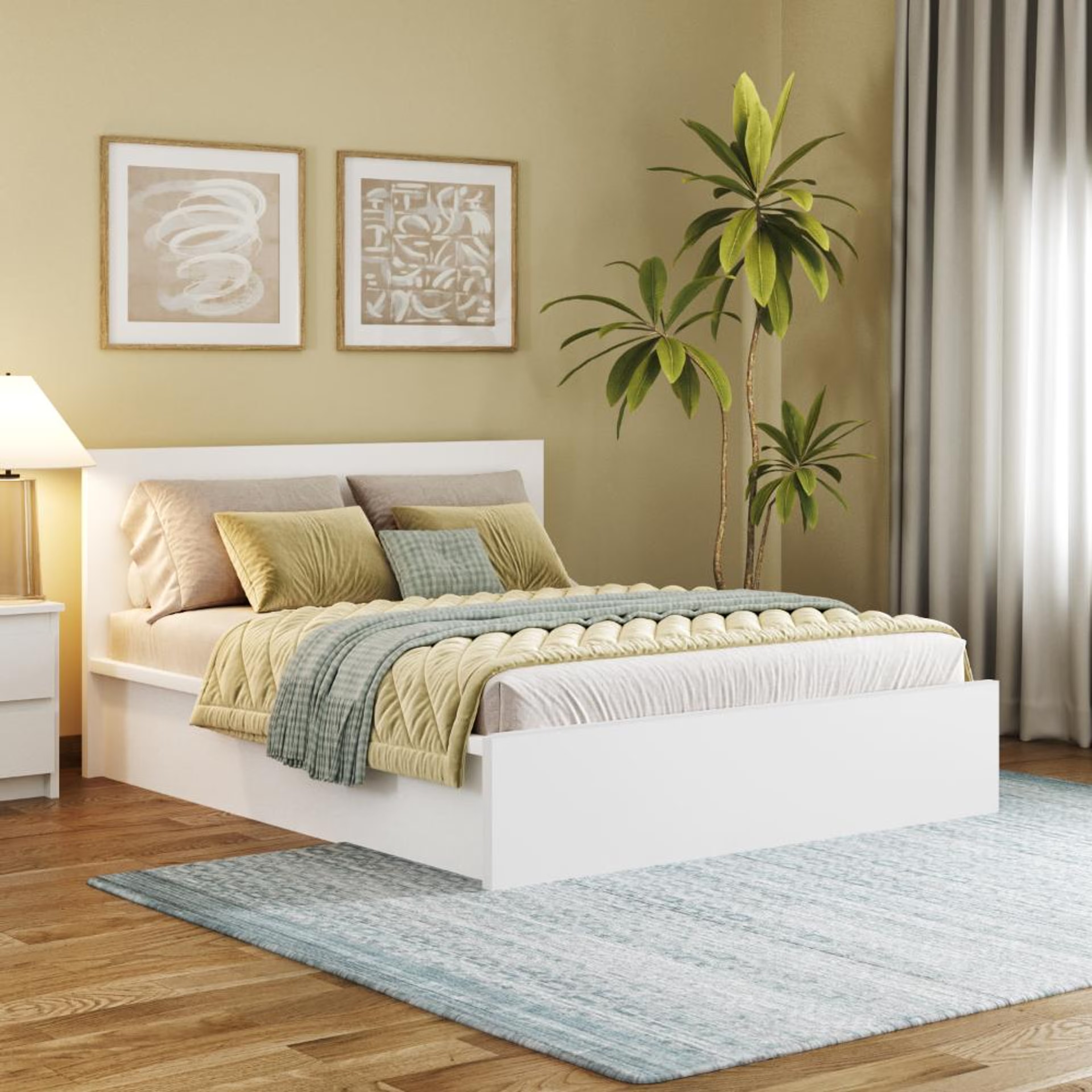 Wakefit Centaur Queen size Storage bed Queen - 78" x 60\