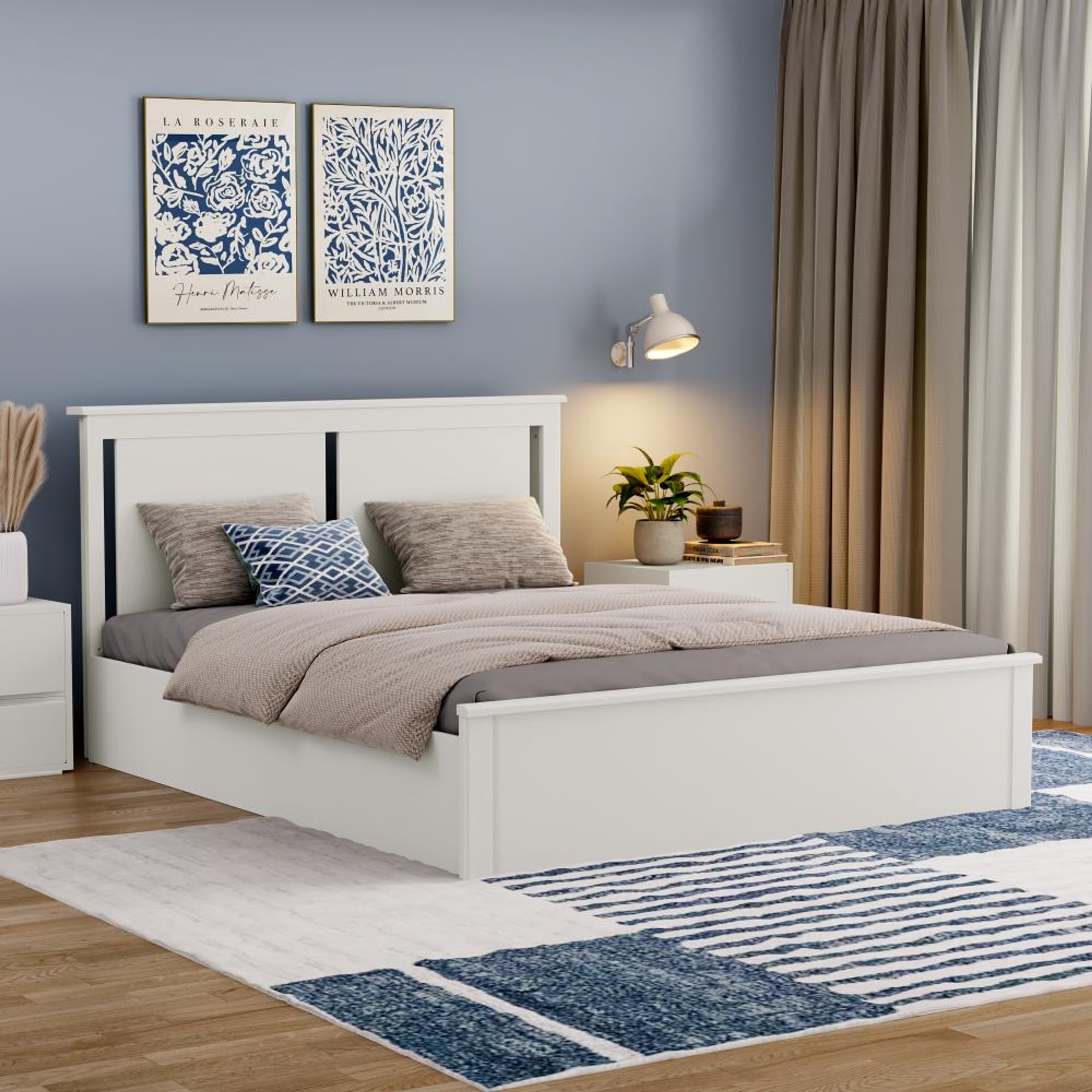 Wakefit Comet Storage Bed - King Size King - 78" x 72\