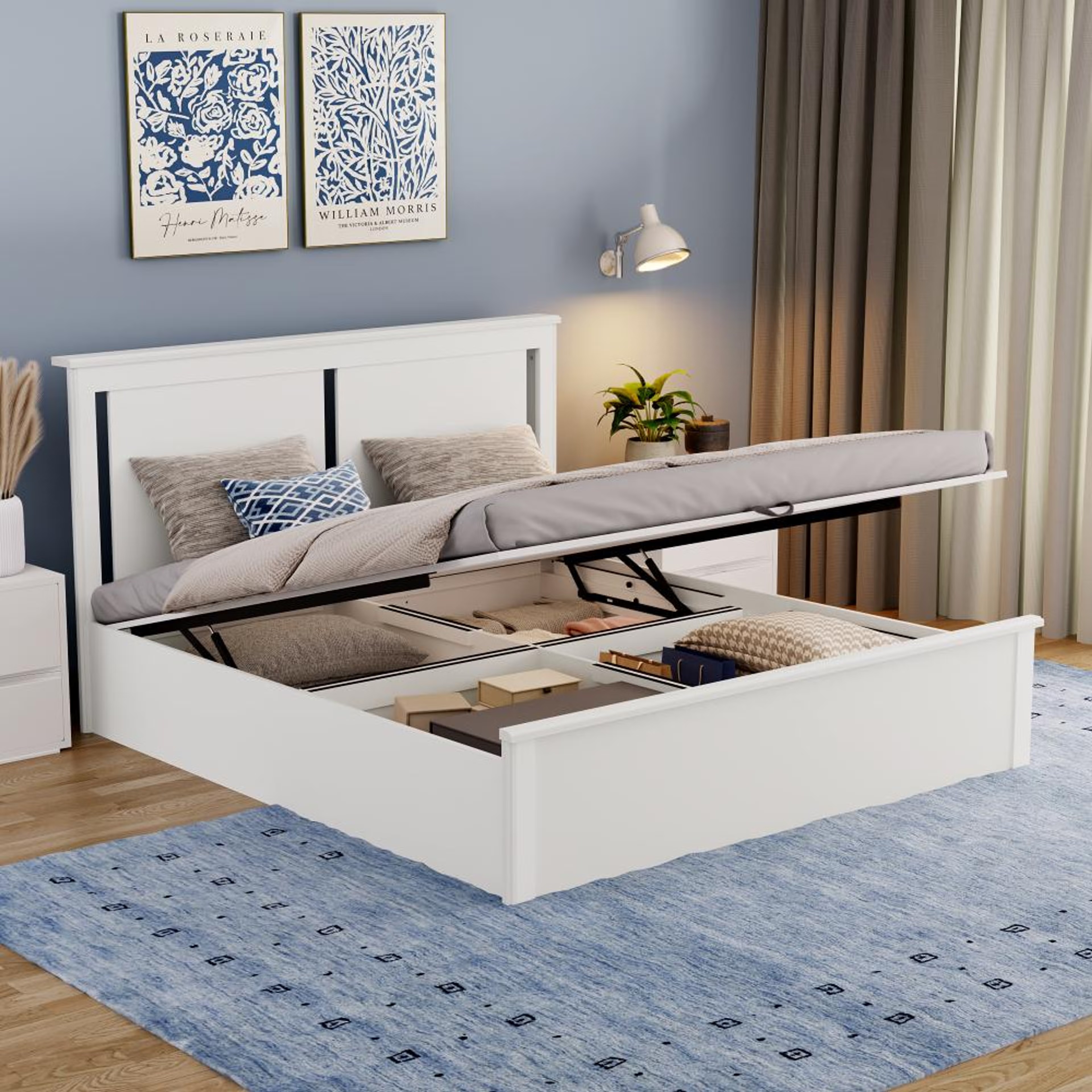 Home 36 Wakefit Comet Storage Bed King Size with Hydraulic storage King - 78" x 72\