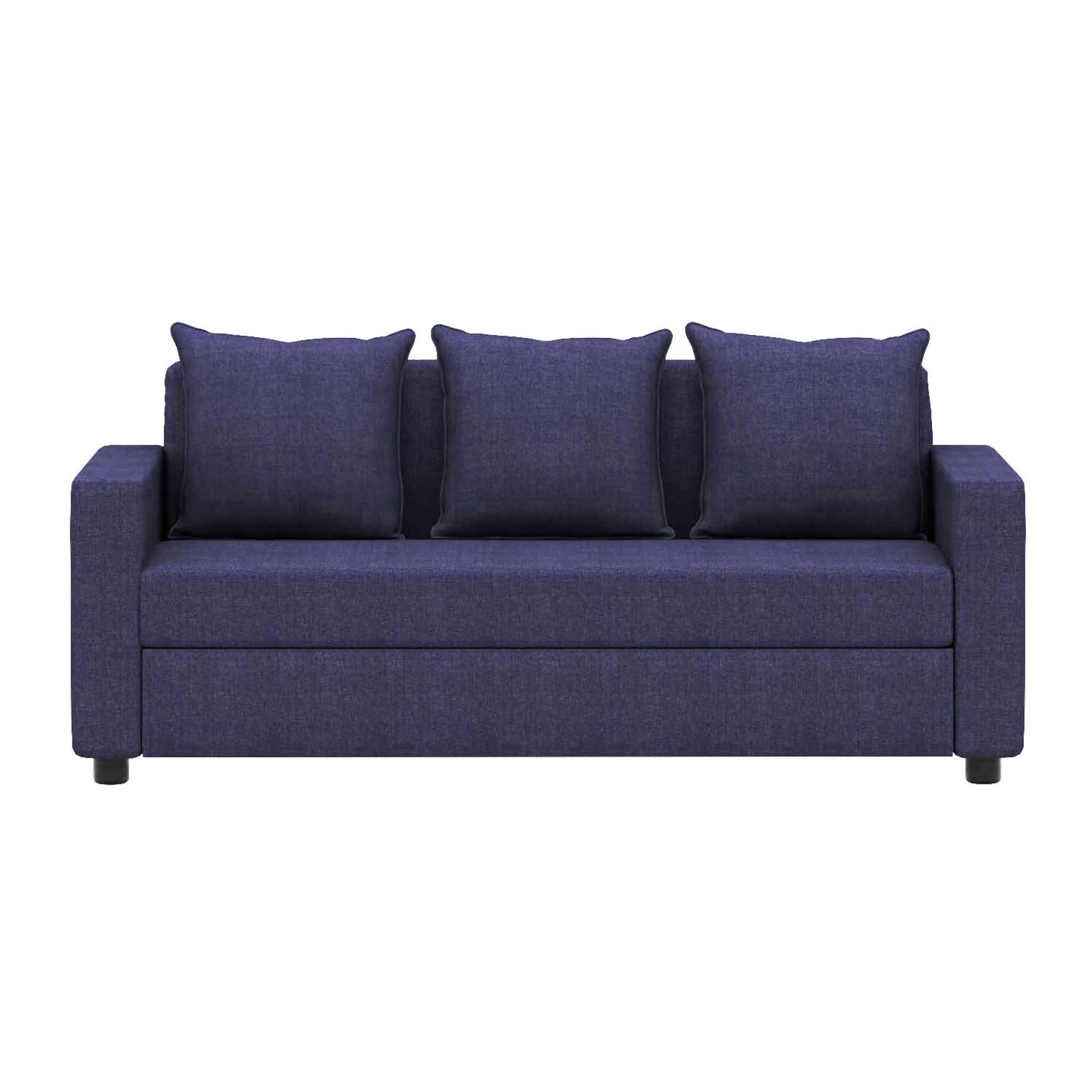 Home 26 Wakefit Solatio Sofa - Three Seater Regular, Three Seater, Blue
