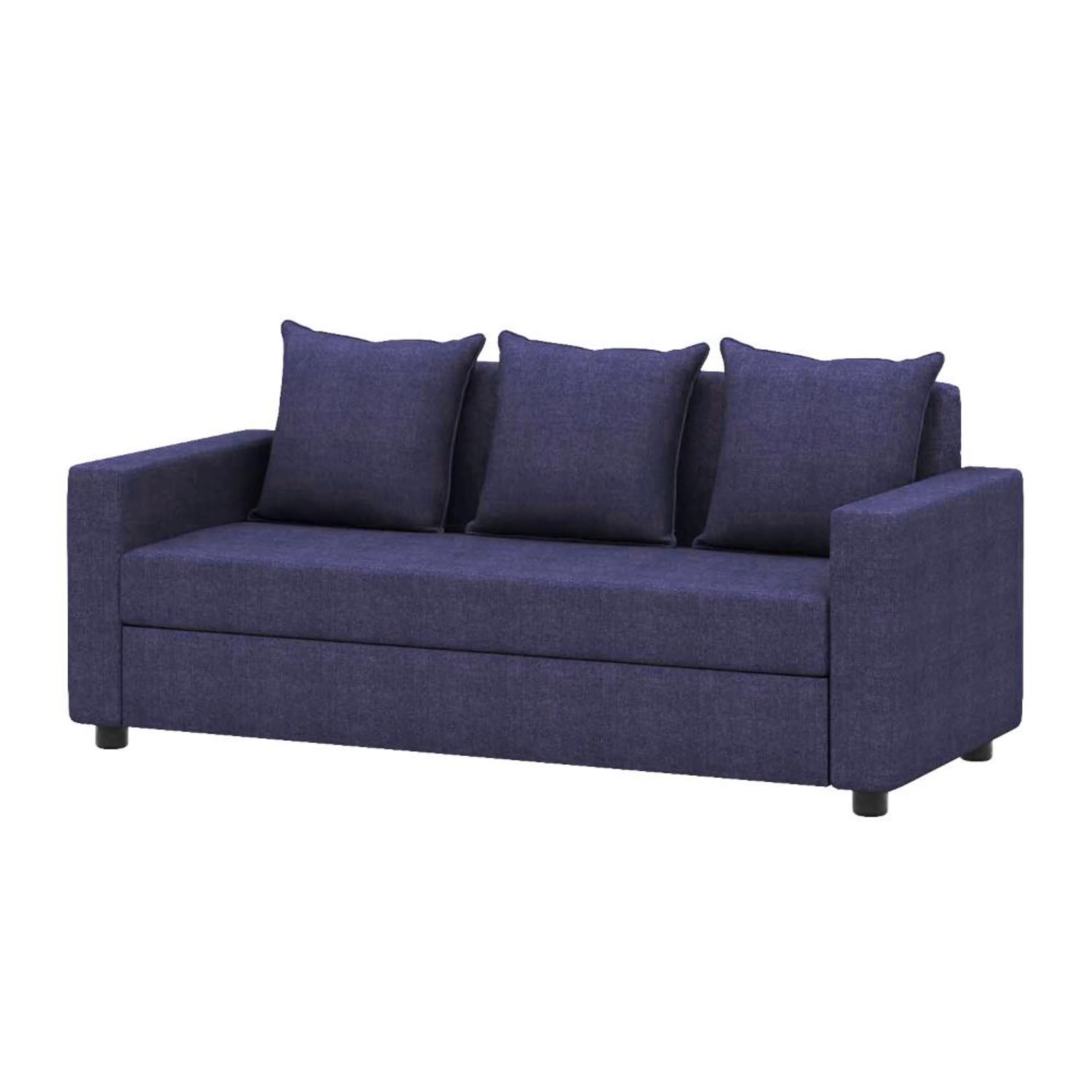 Wakefit Solatio Sofa - Three Seater Regular, Three Seater, Blue 4 Wakefit Solatio Sofa - Three Seater Regular, Three Seater, Blue