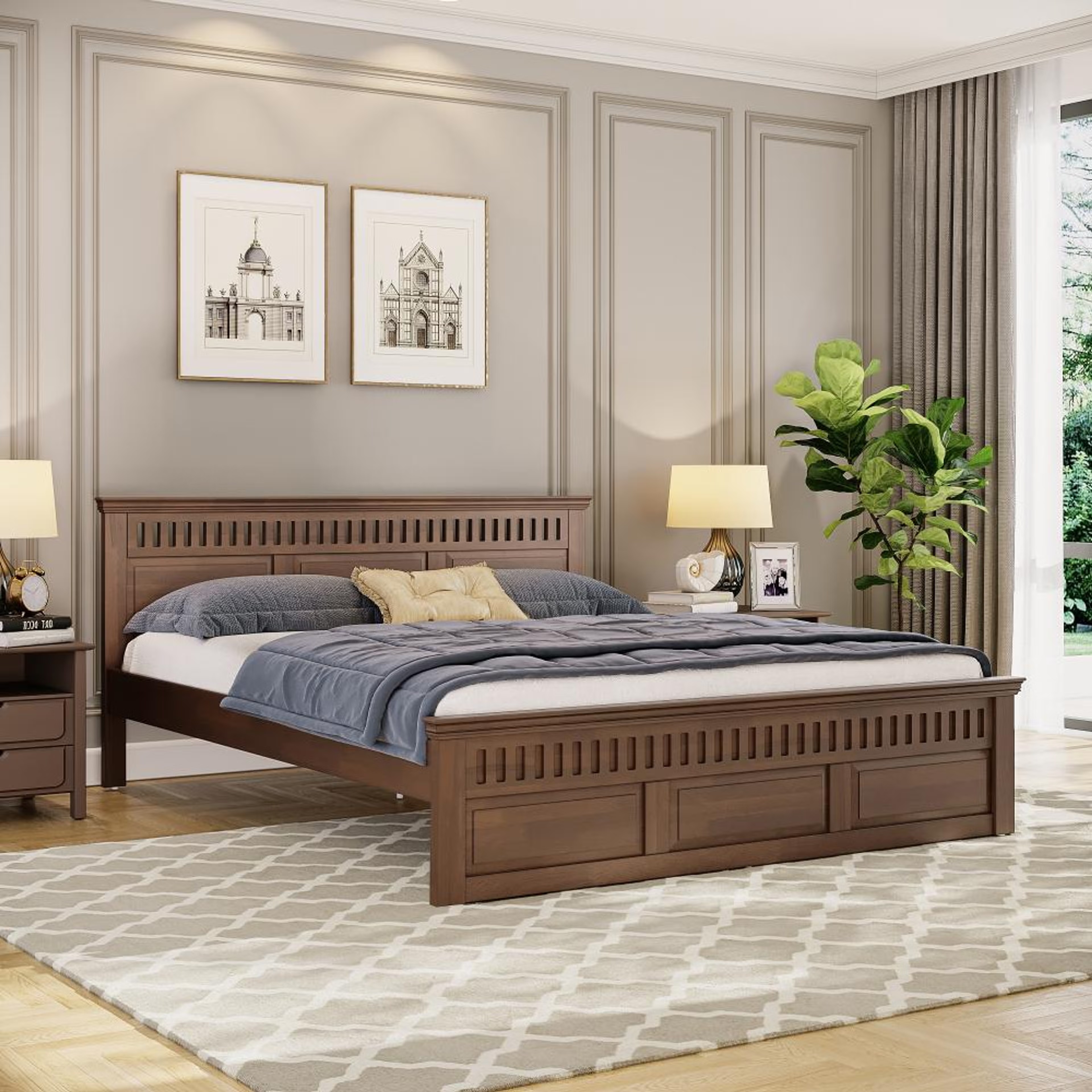 Wakefit Pegasi King Non Storage Bed King - 78" x 72\