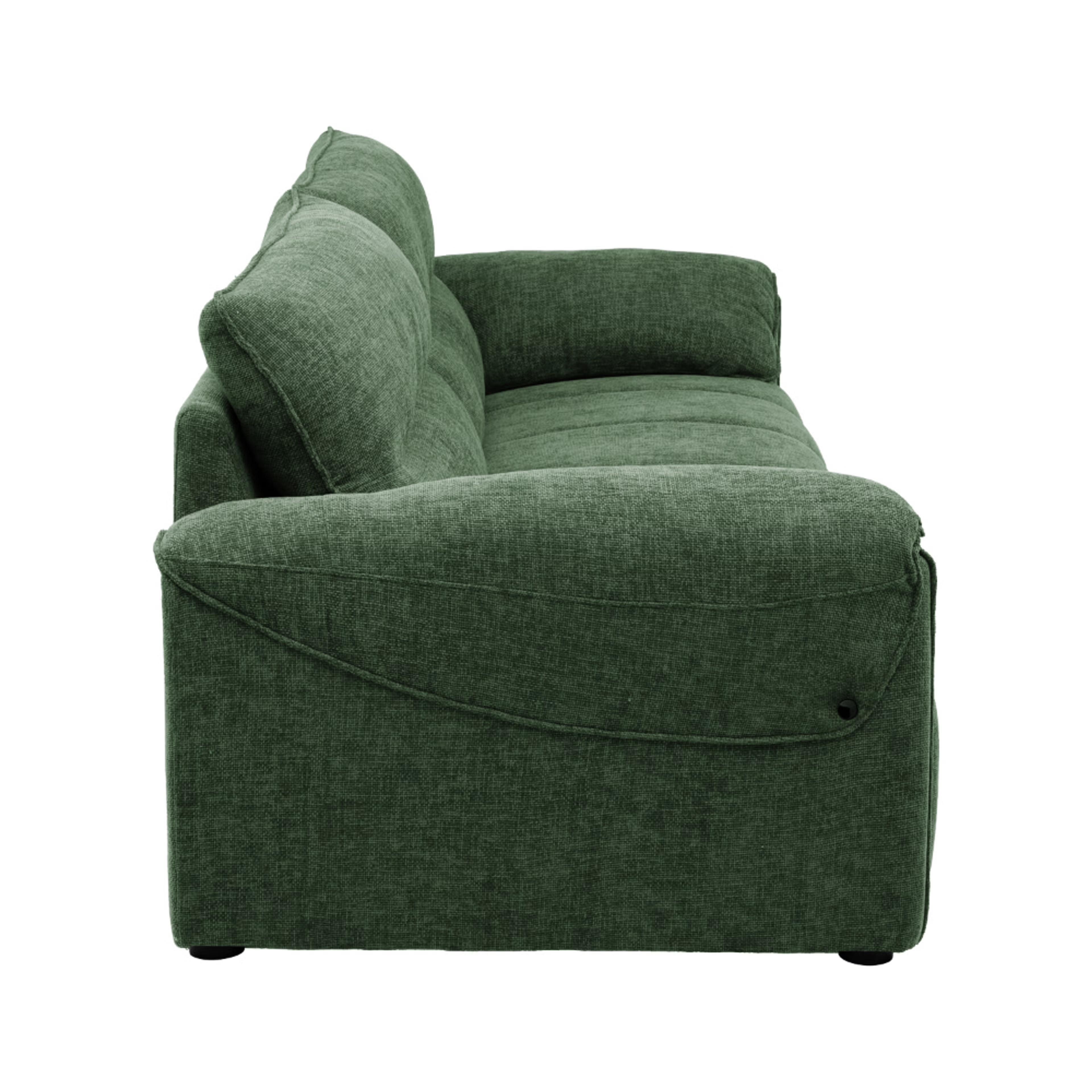 Wakefit Naxos Sofa - Three Seater Regular, 3 Seater, Green 4 Wakefit Naxos Sofa - Three Seater Regular, 3 Seater, Green