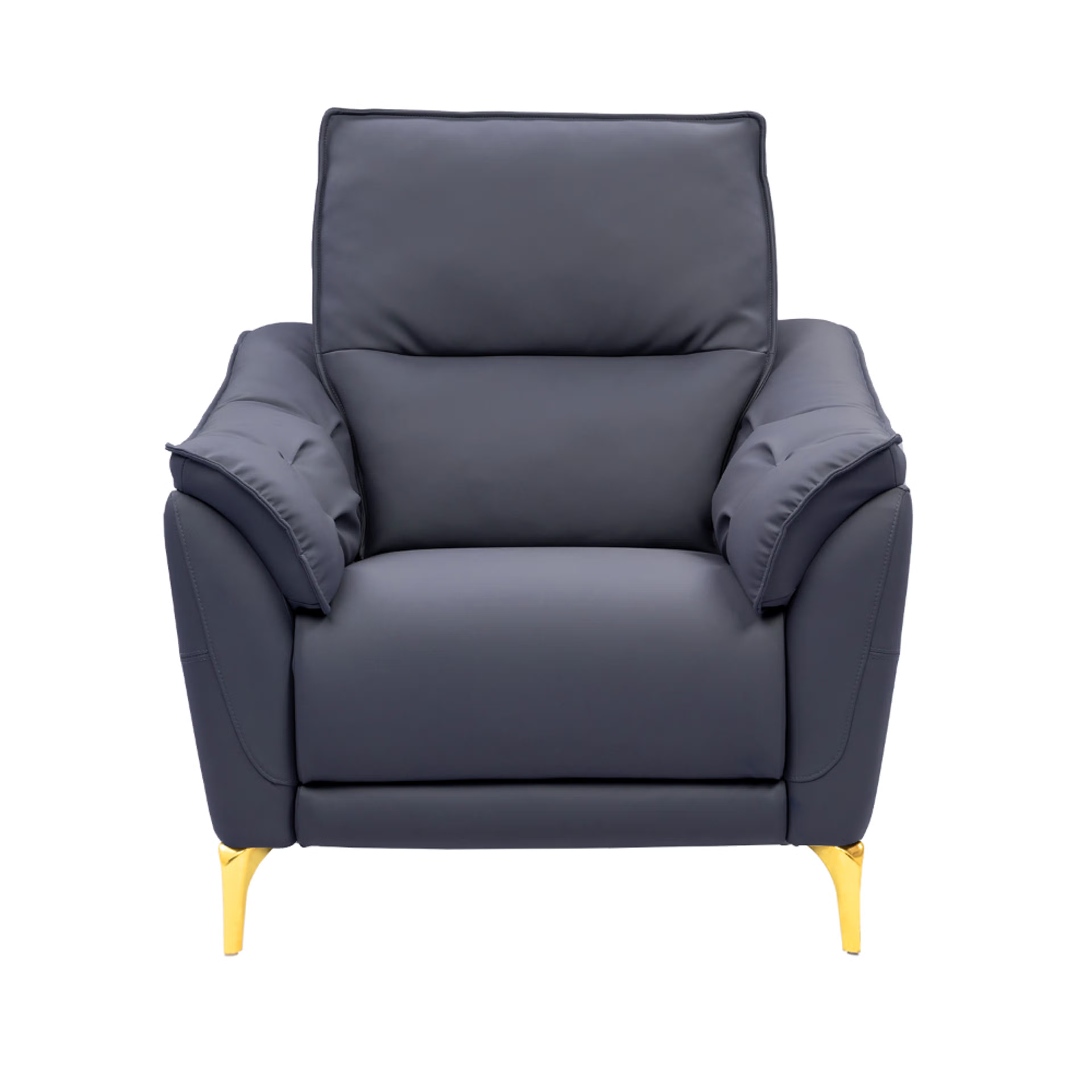 Home 41 Wakefit Tuvalu Sofa without Motion - Single Seater Regular, Standard, Without Motion, 1 Seater, Blue