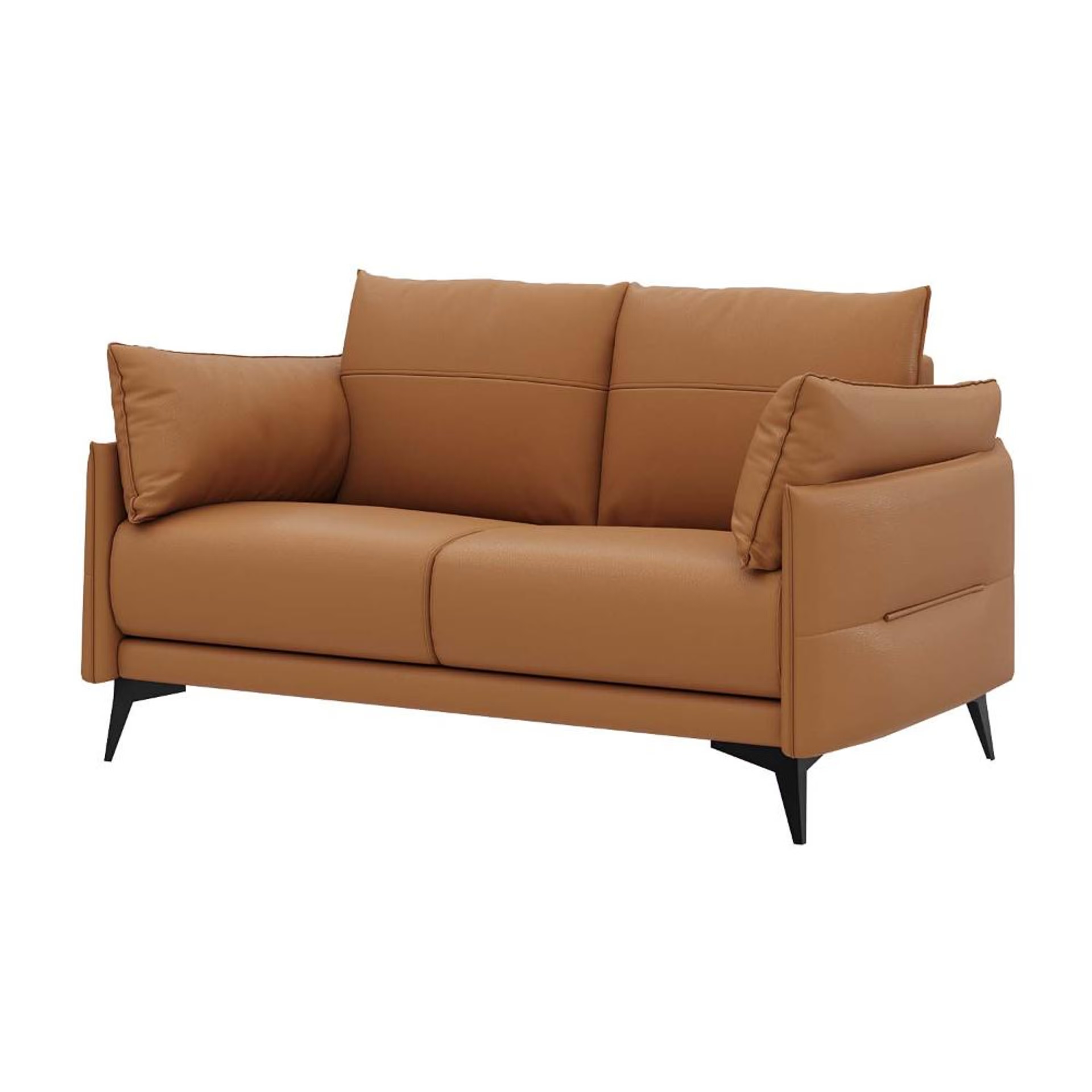 Wakefit Komodo Sofa - Two Seater Regular, 2 Seater, Camel