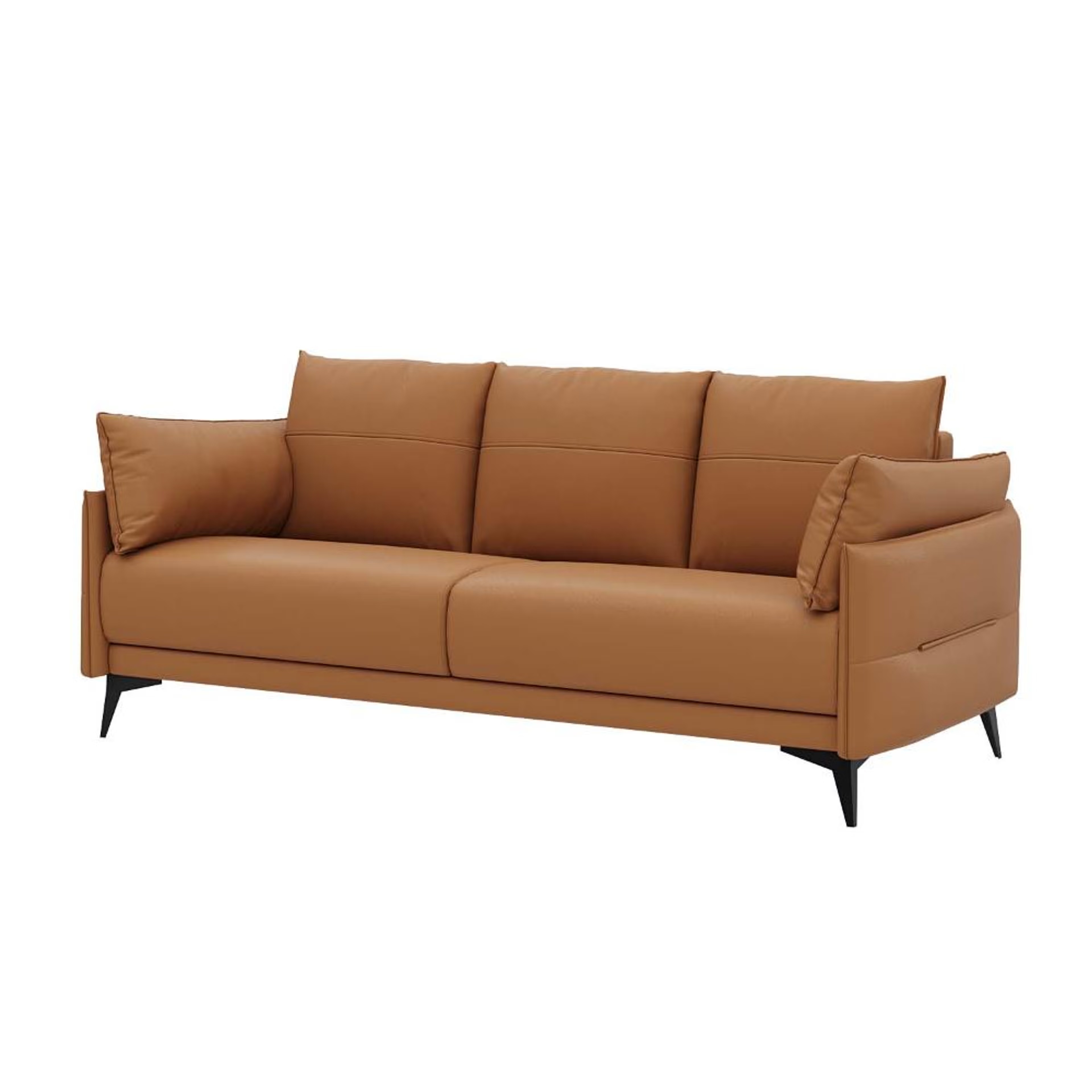 Wakefit Komodo Sofa - Three Seater Regular, 3 Seater, Camel 3 Wakefit Komodo Sofa - Three Seater Regular, 3 Seater, Camel