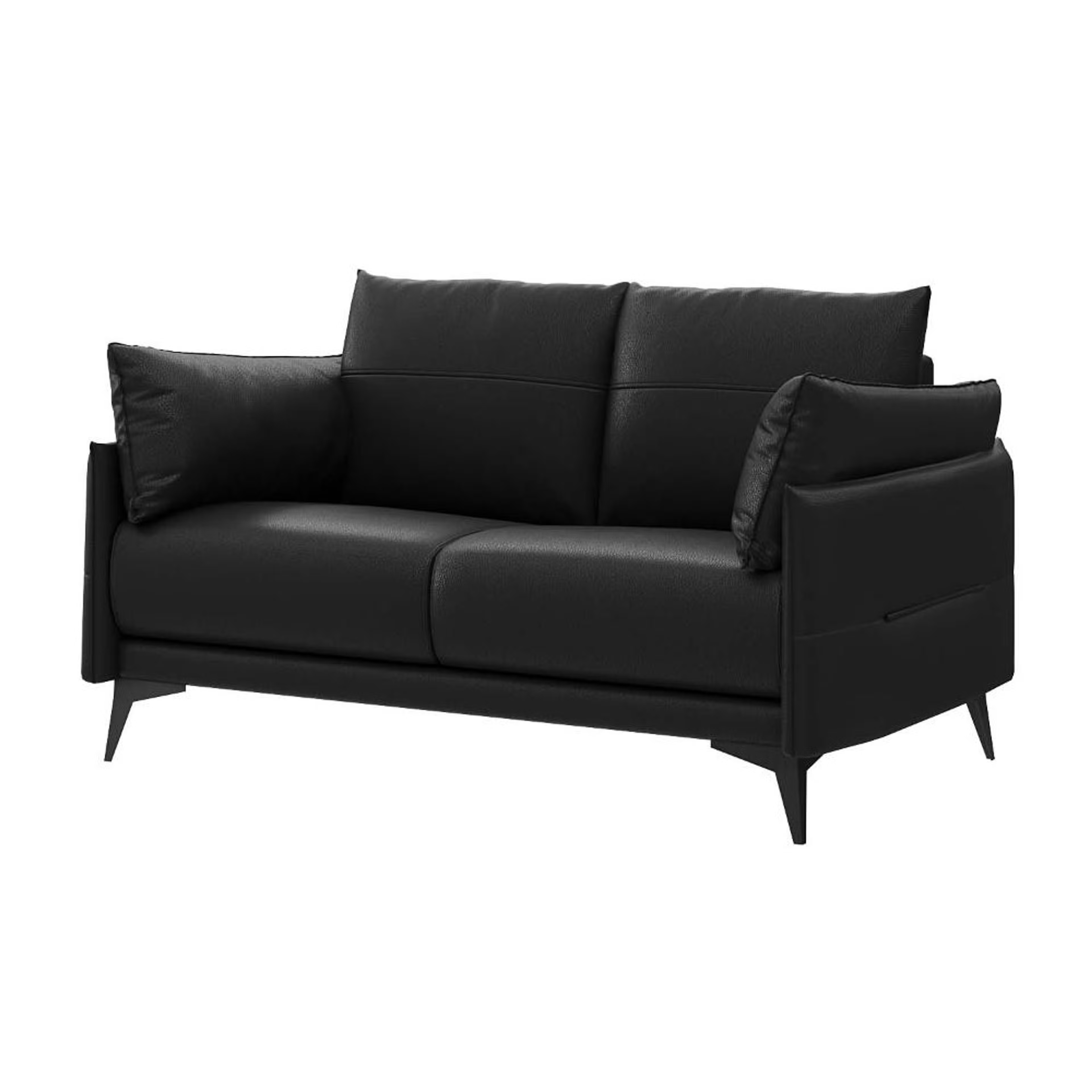 Home 32 Wakefit Komodo Sofa - Two Seater Regular, 2 Seater, Black