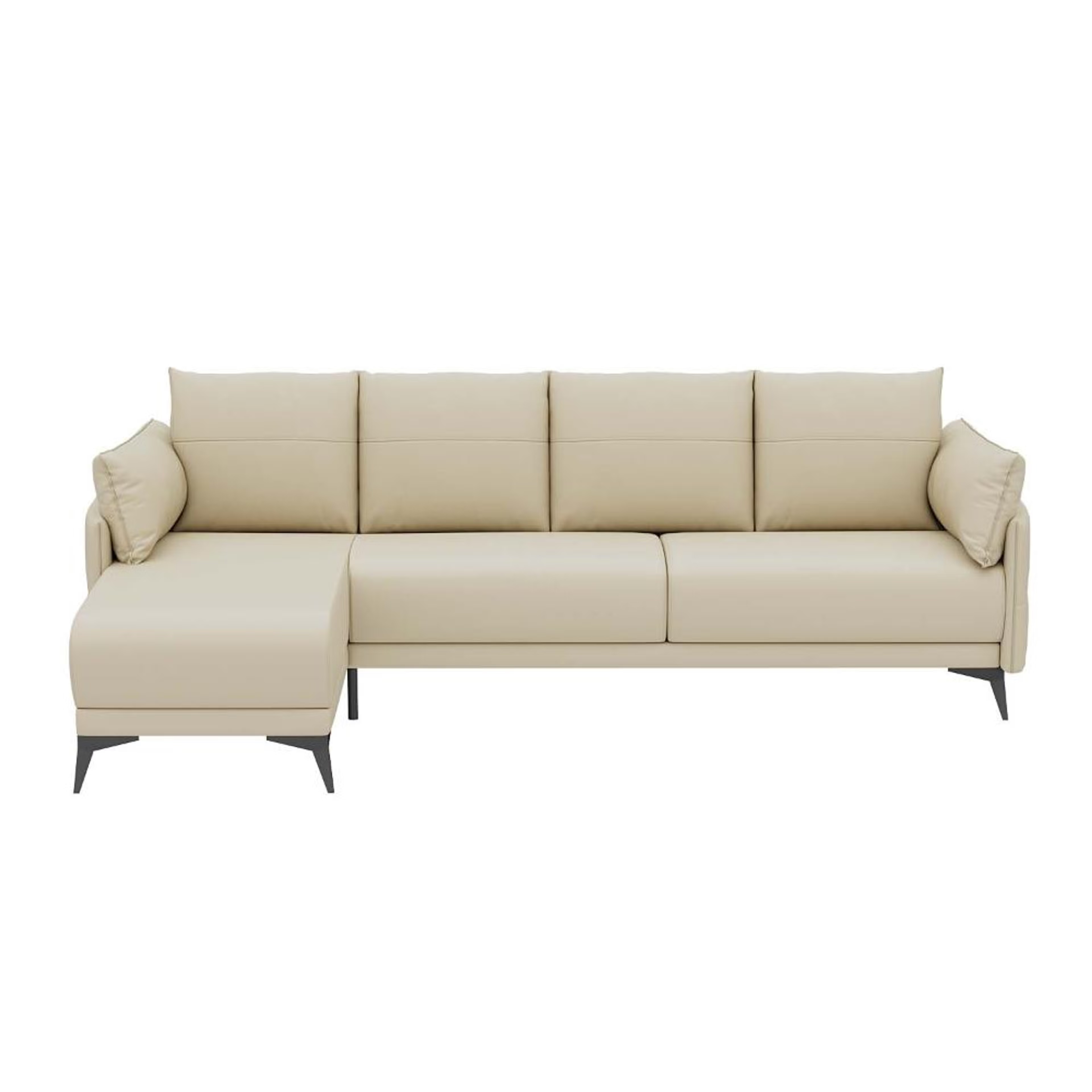 Komodo (3 Seater + Left Aligned Chaise) Sectional, Set (3 Seater + Left Aligned Chaise), Beige 2 Komodo (3 Seater + Left Aligned Chaise) Sectional, Set (3 Seater + Left Aligned Chaise), Beige