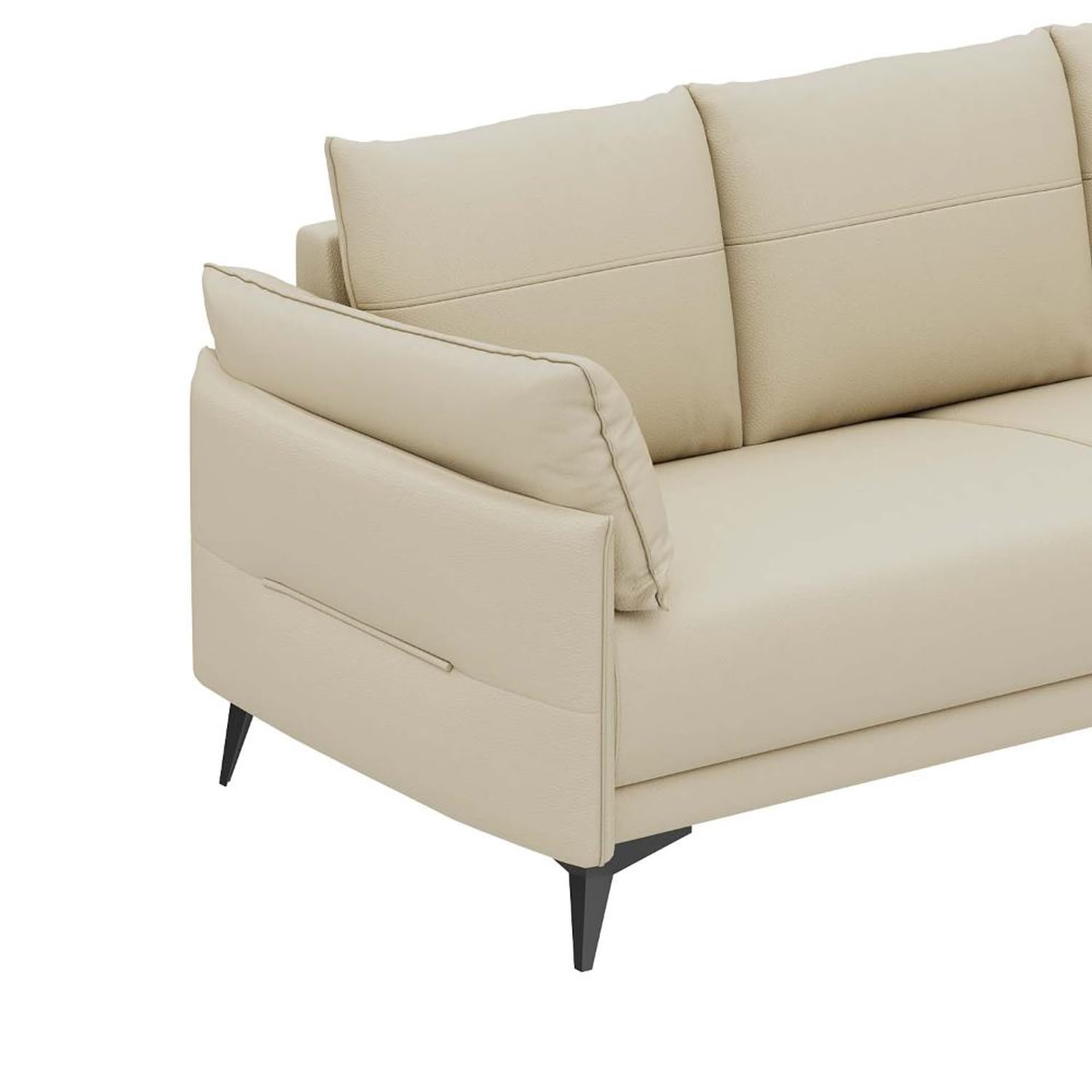 Komodo (3 Seater+ Right Aligned Chaise) Sectional, Set (3 Seater + Right Aligned Chaise), Beige 7 Komodo (3 Seater+ Right Aligned Chaise) Sectional, Set (3 Seater + Right Aligned Chaise), Beige