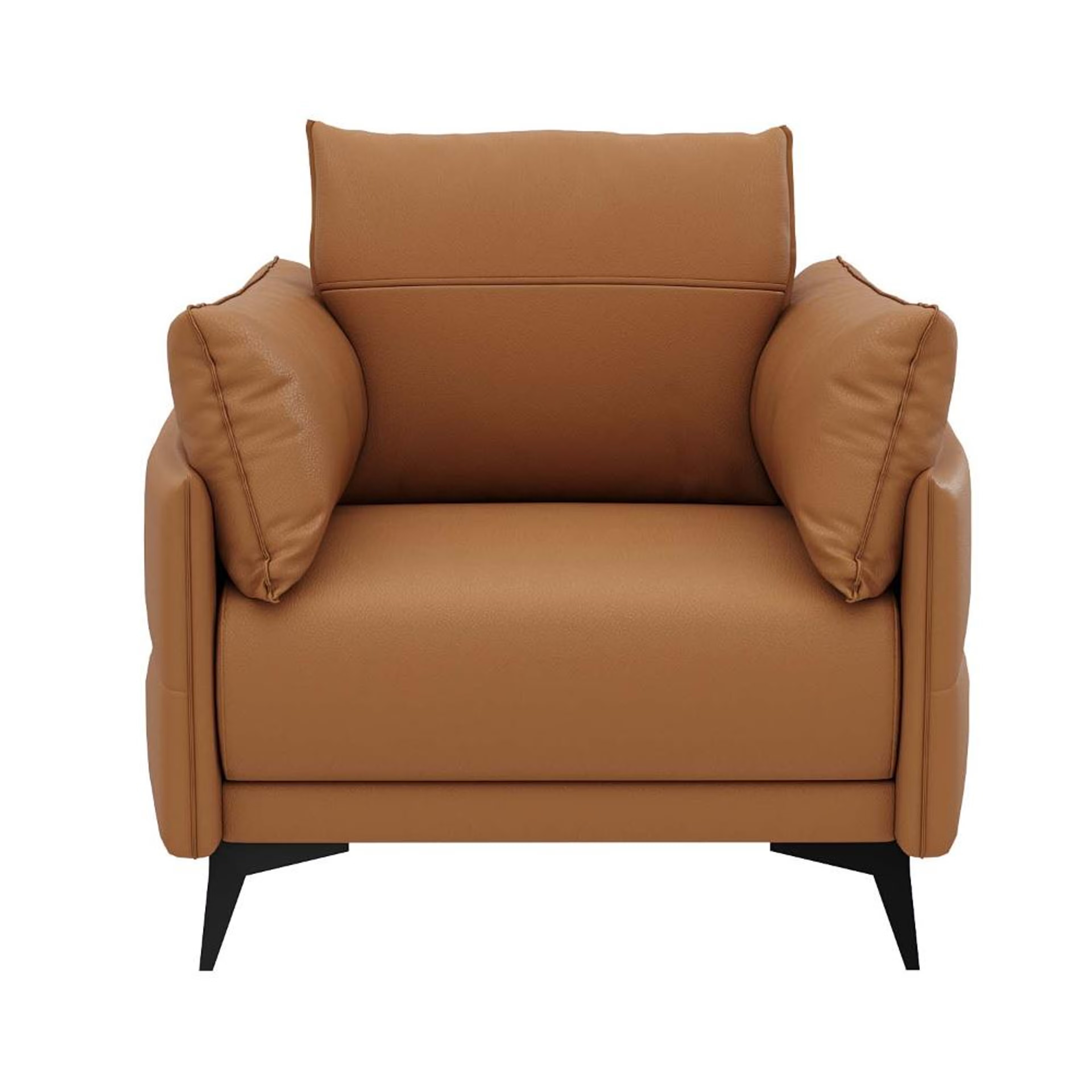 Home 32 Wakefit Komodo Sofa Set (3+1+1) Seater Regular, Set (3+1+1), Camel