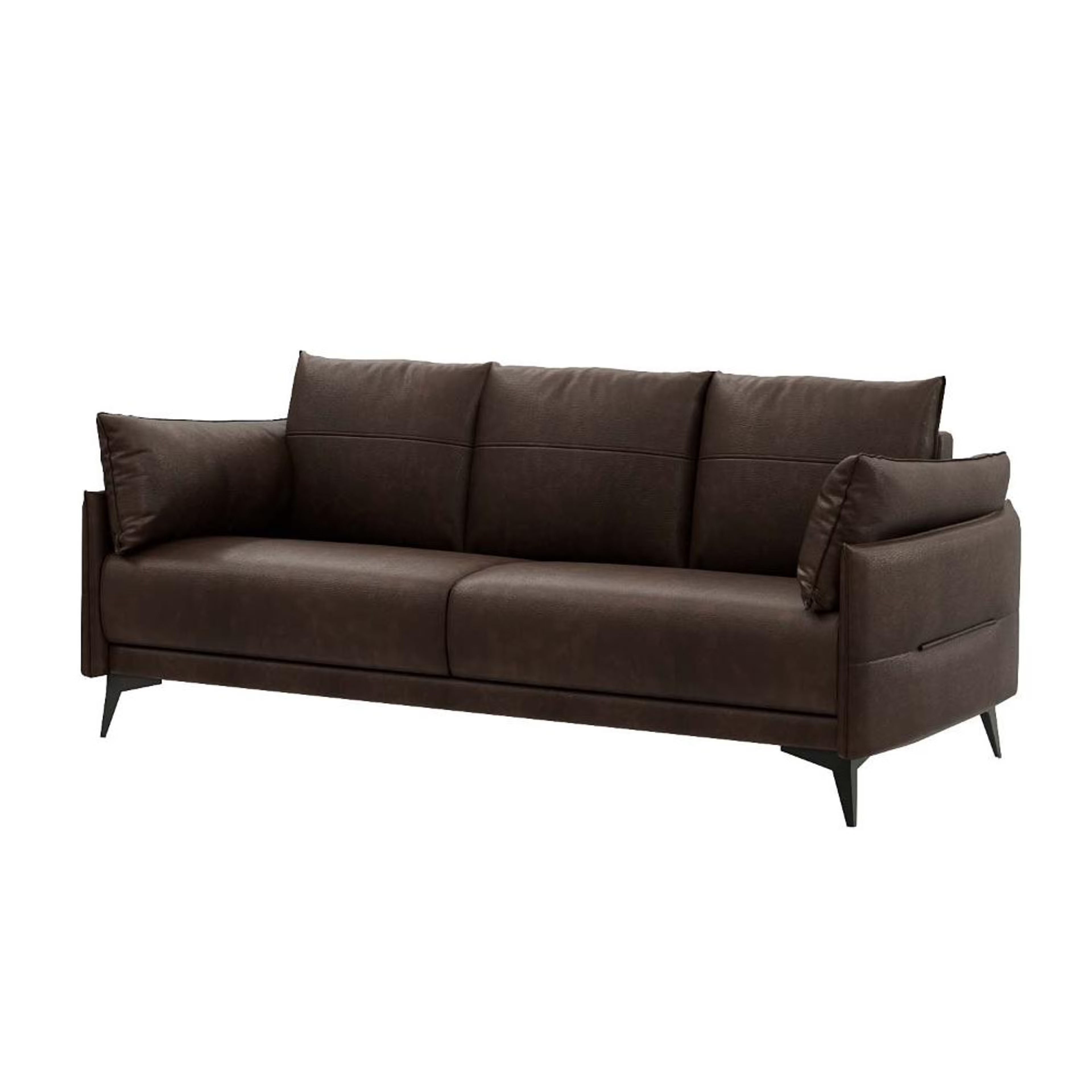 Wakefit Komodo Sofa Set (3+2+1) Seater Regular, Set (3+2+1), Brown 5 Wakefit Komodo Sofa Set (3+2+1) Seater Regular, Set (3+2+1), Brown