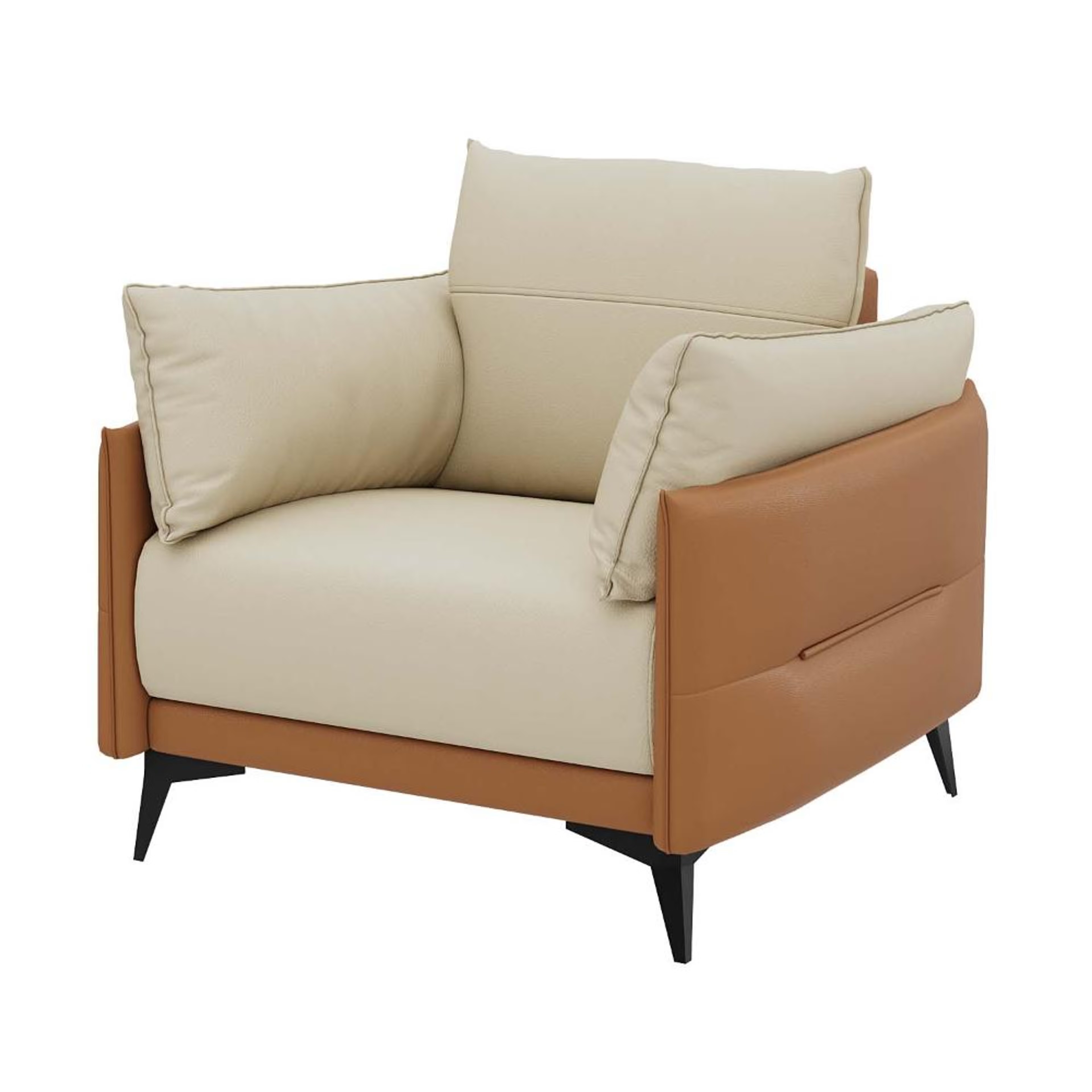 Wakefit Komodo Sofa Set (2+1+1) Seater Regular, Set (2+1+1), Camel & Beige 5 Wakefit Komodo Sofa Set (2+1+1) Seater Regular, Set (2+1+1), Camel & Beige