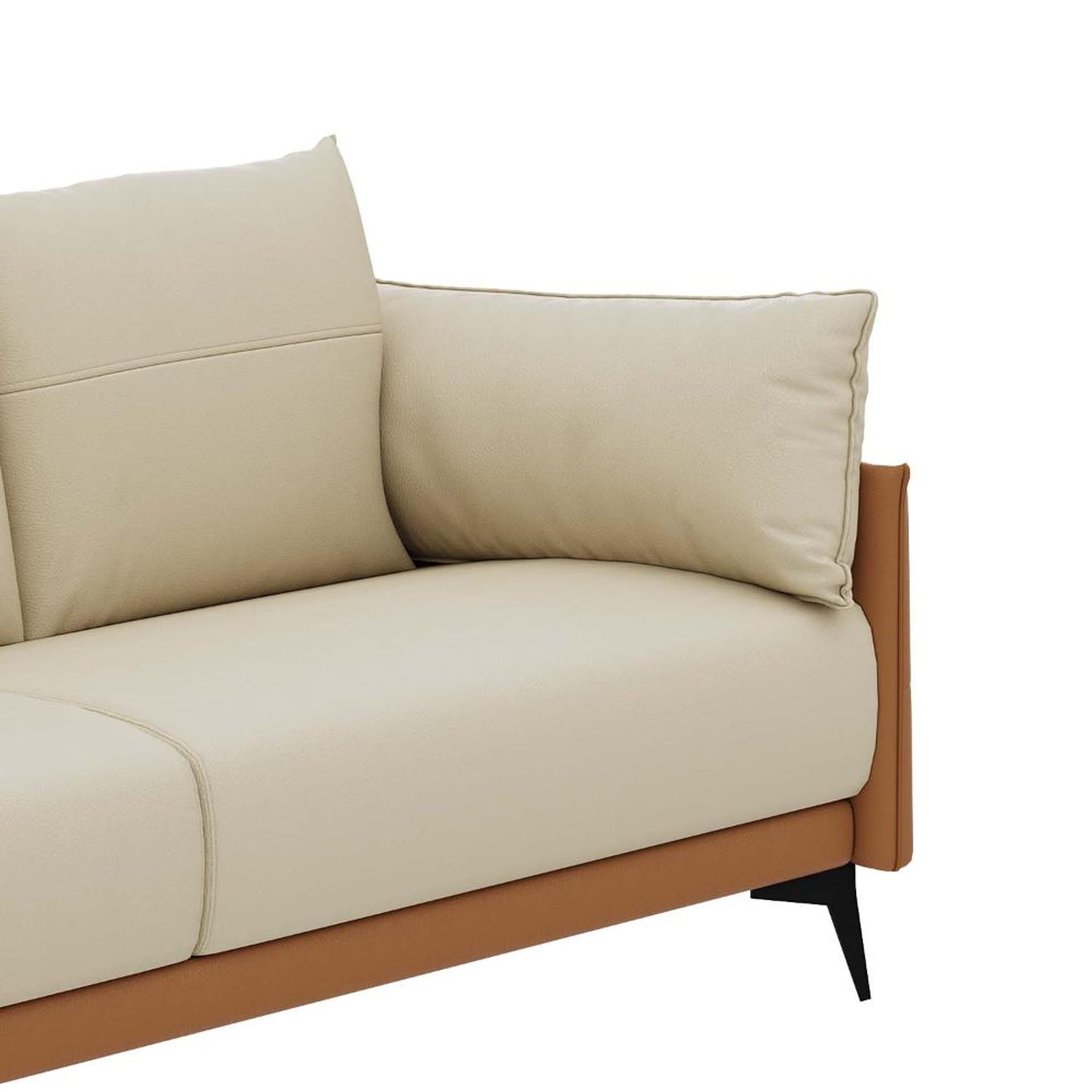 Wakefit Komodo Sofa Set (2+1+1) Seater Regular, Set (2+1+1), Camel & Beige 7 Wakefit Komodo Sofa Set (2+1+1) Seater Regular, Set (2+1+1), Camel & Beige
