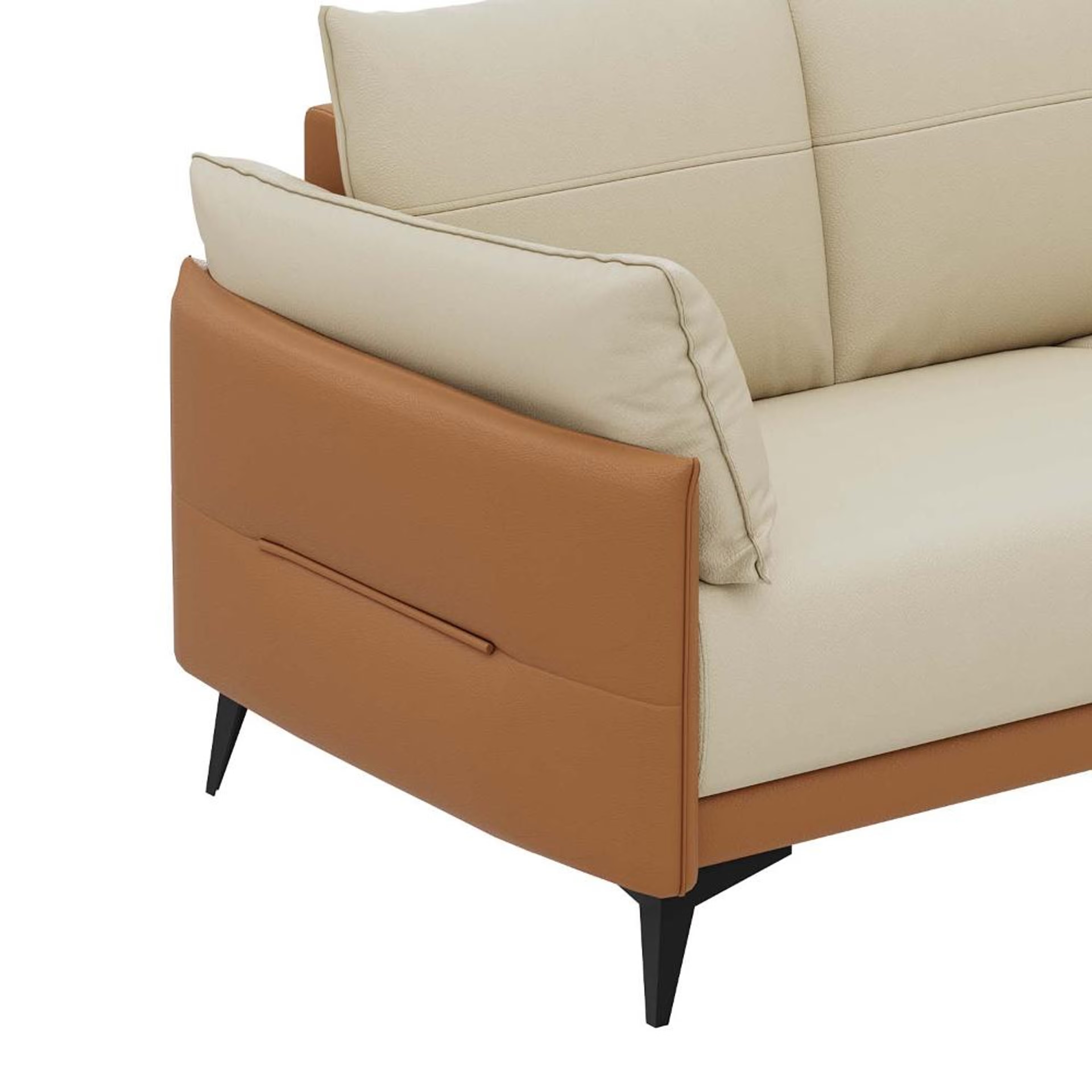 Wakefit Komodo Sofa Set (2+1+1) Seater Regular, Set (2+1+1), Camel & Beige 8 Wakefit Komodo Sofa Set (2+1+1) Seater Regular, Set (2+1+1), Camel & Beige