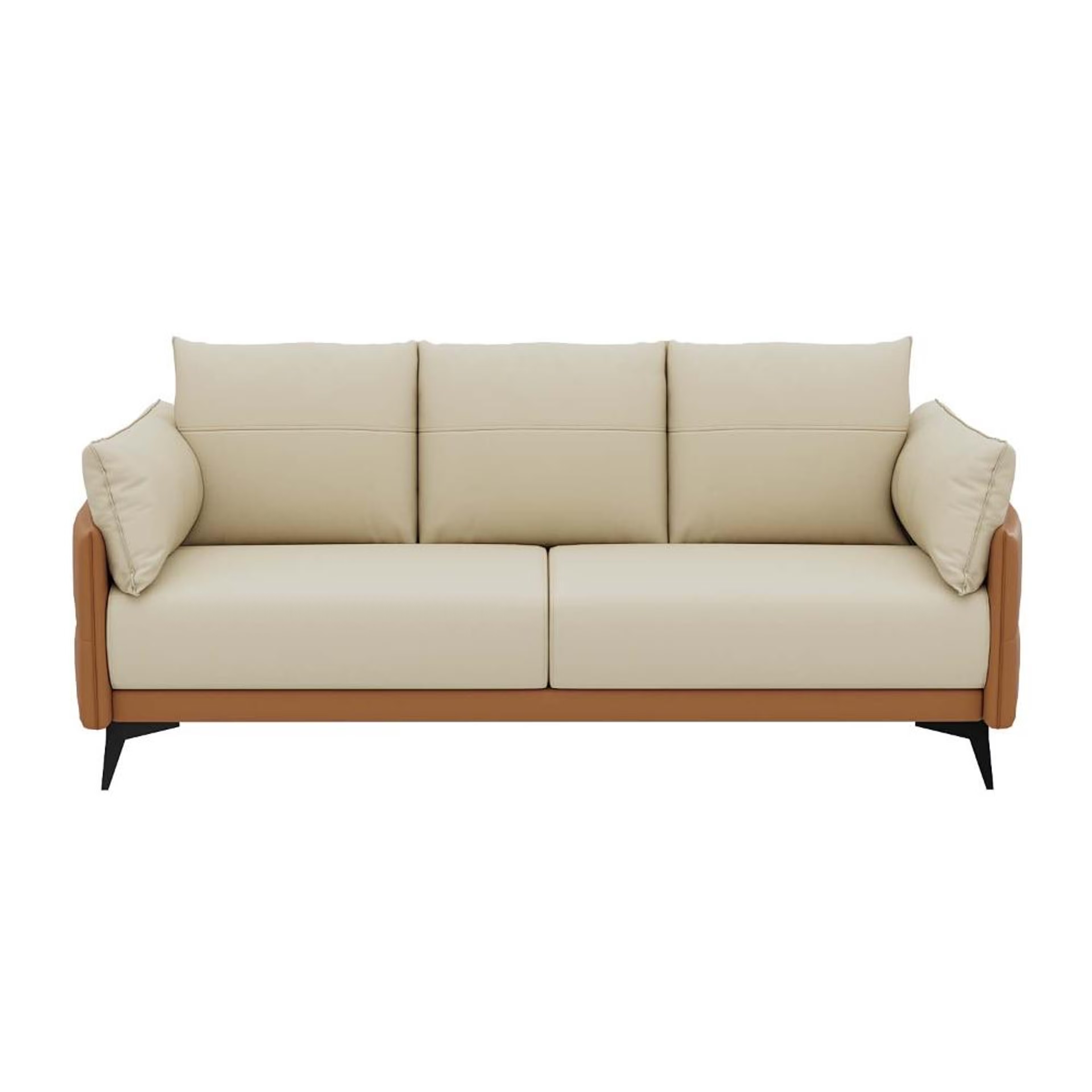 Wakefit Komodo Sofa Set (3+2+1) Seater Regular, Set (3+2+1), Camel & Beige 2 Wakefit Komodo Sofa Set (3+2+1) Seater Regular, Set (3+2+1), Camel & Beige