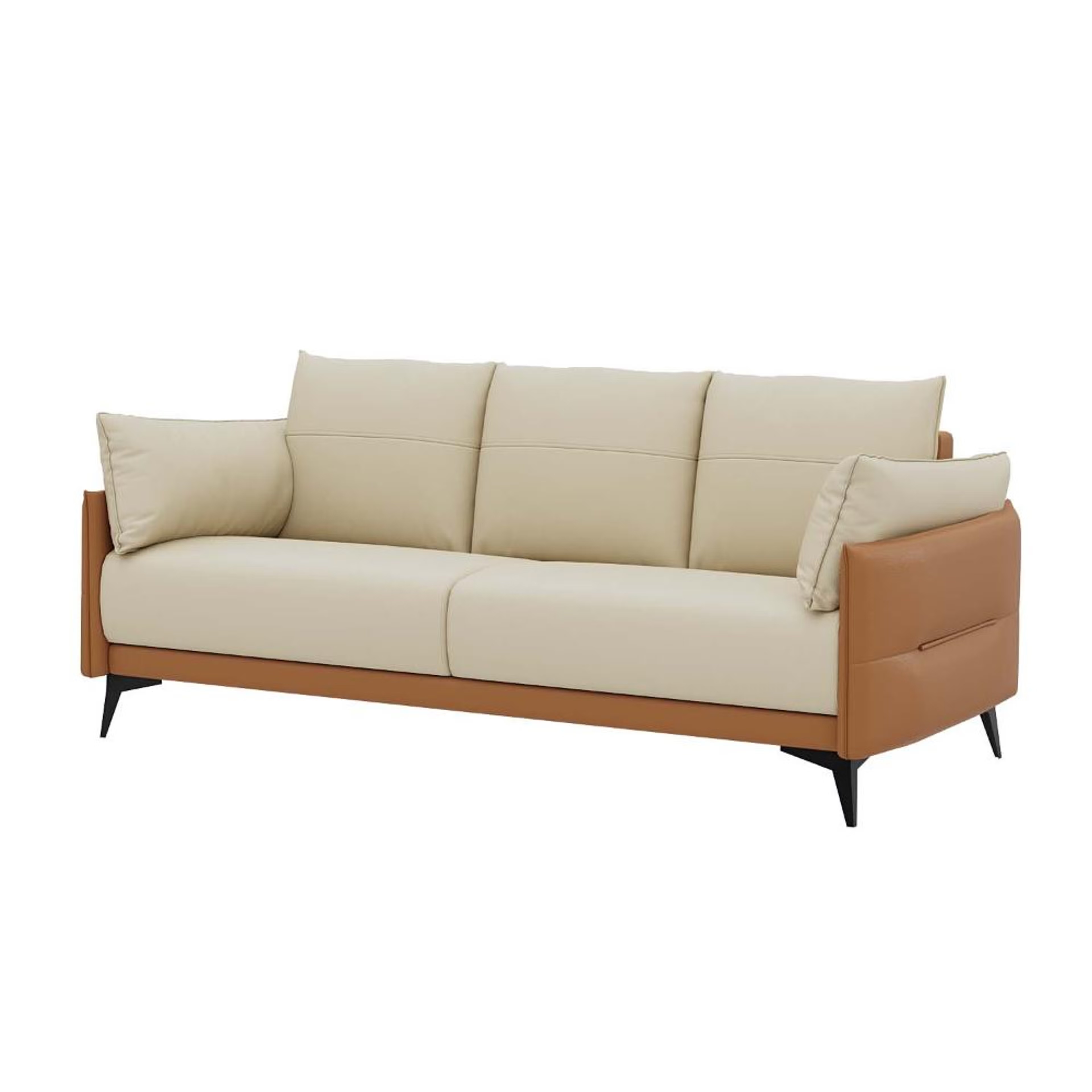 Wakefit Komodo Sofa Set (3+2+1) Seater Regular, Set (3+2+1), Camel & Beige 5 Wakefit Komodo Sofa Set (3+2+1) Seater Regular, Set (3+2+1), Camel & Beige