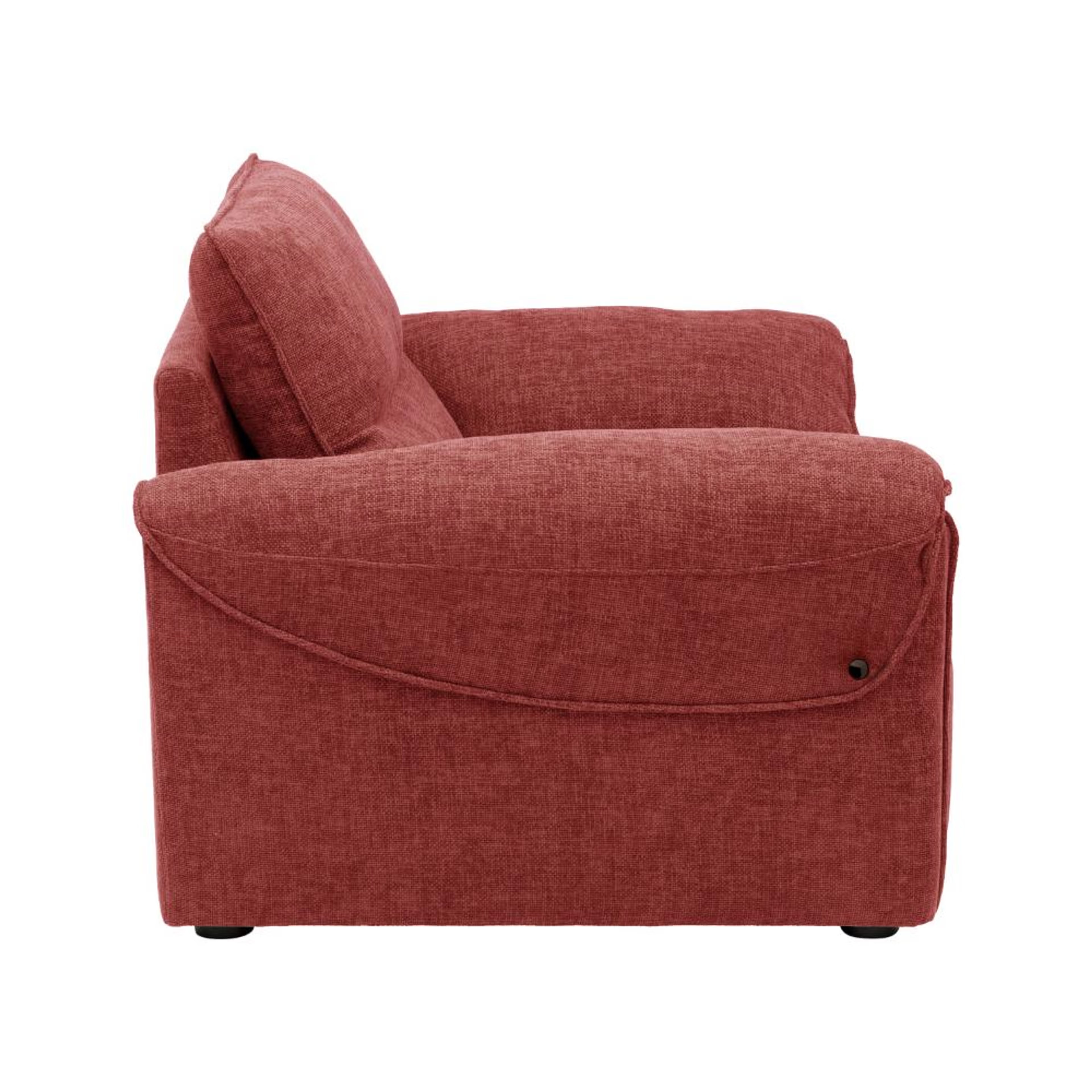 Wakefit Naxos Sofa - Single Seater Regular, 1 Seater, Maroon 4 Wakefit Naxos Sofa - Single Seater Regular, 1 Seater, Maroon