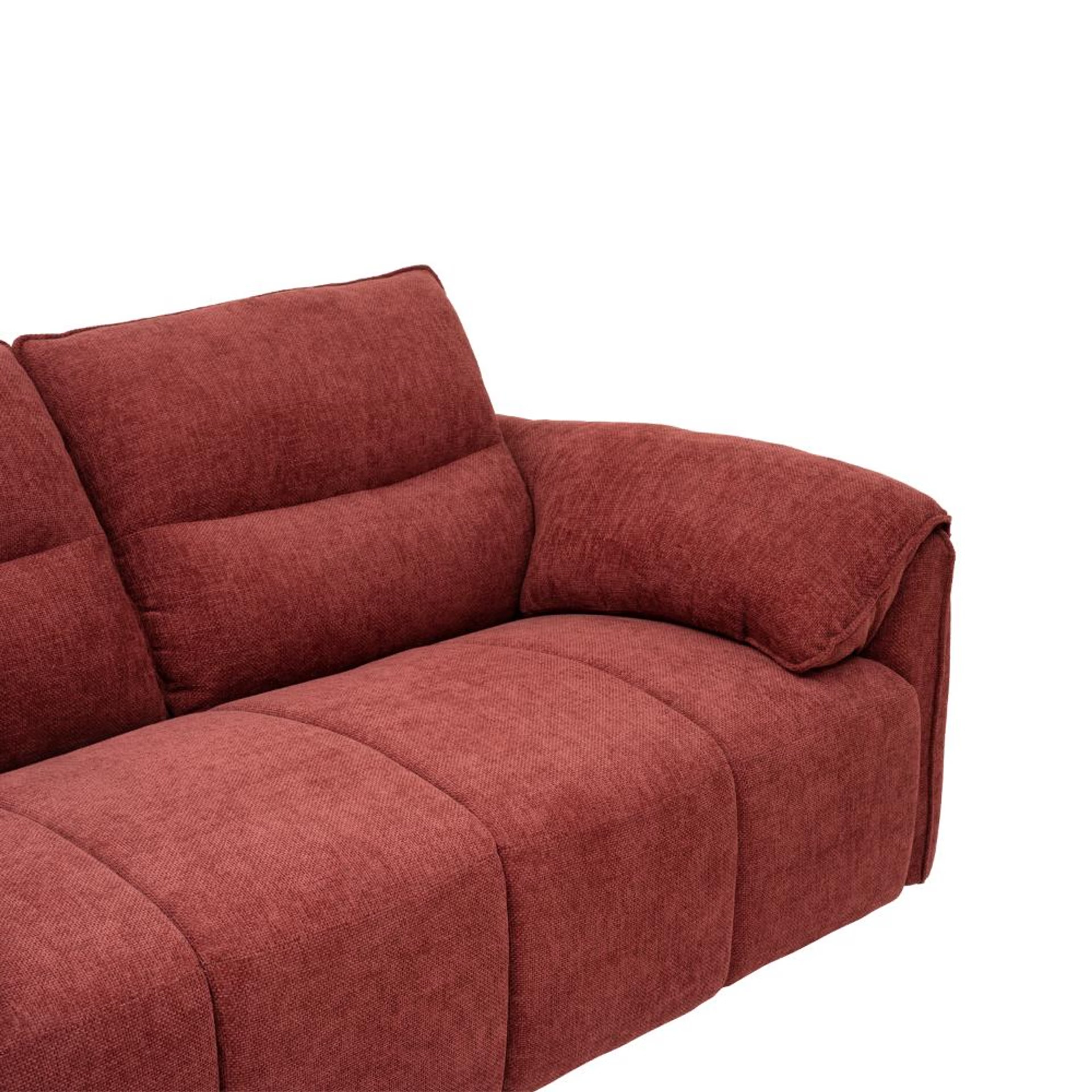 Wakefit Naxos Sofa - Two Seater Regular, 2 Seater, Maroon 6 Wakefit Naxos Sofa - Two Seater Regular, 2 Seater, Maroon