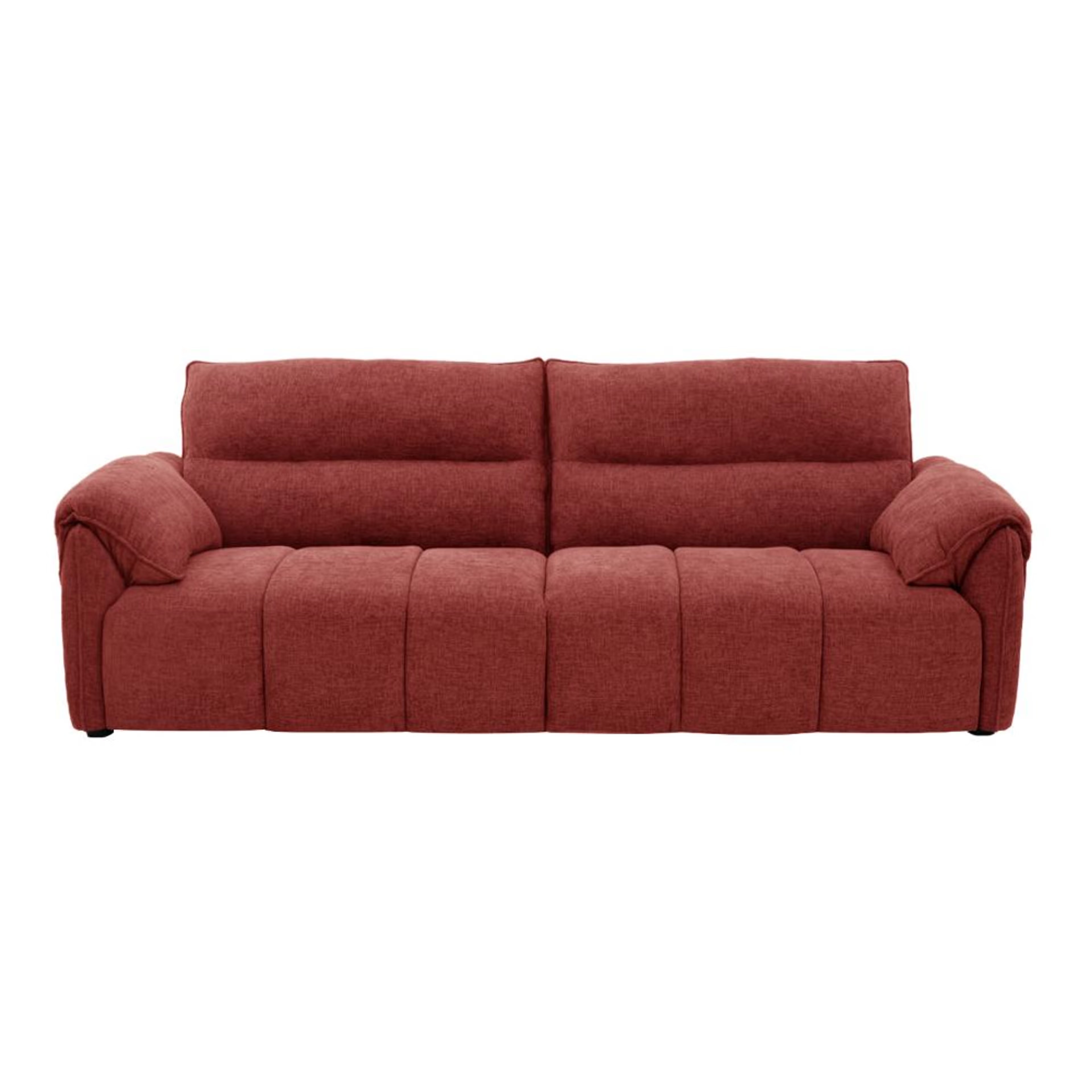 Wakefit Naxos Sofa Set (3+1+1) Seater Regular, Set (3+1+1), Maroon