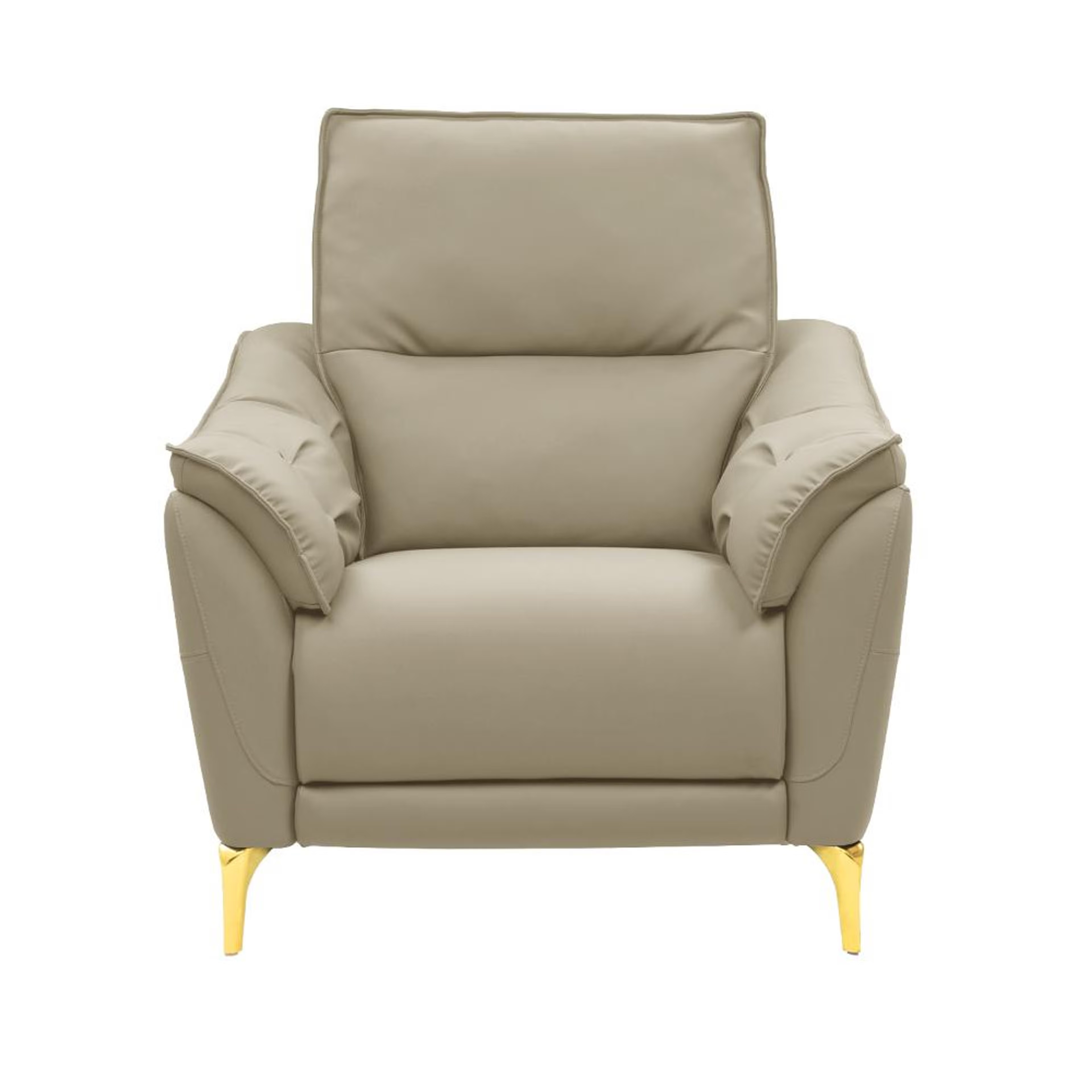 Home 26 Wakefit Tuvalu Sofa without Motion - Single Seater Regular, Standard, Without Motion, 1 Seater, Beige