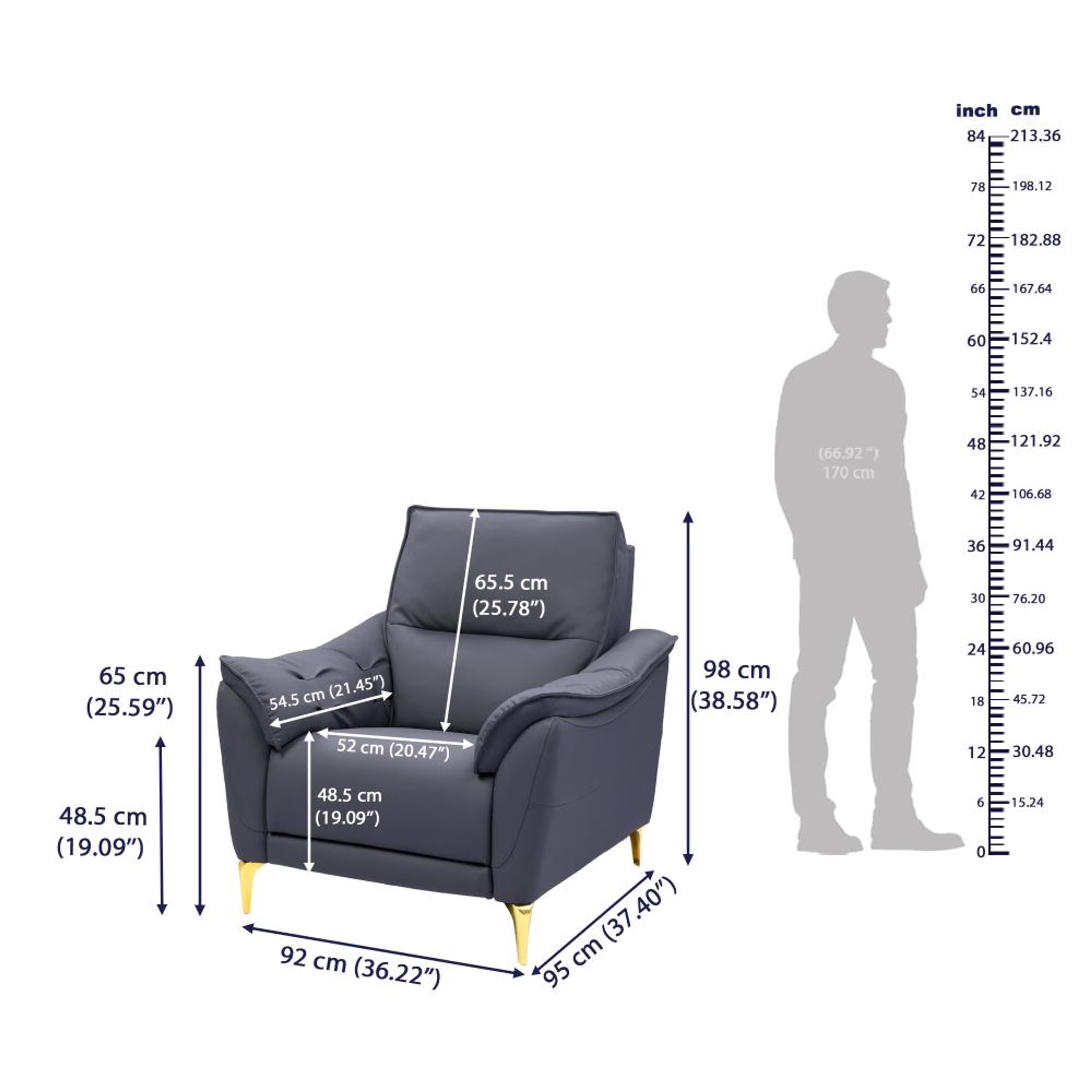 Wakefit Tuvalu without Motion Sofa Set (2+1+1) Seater Regular, Standard, Without Motion, Set (2+1+1), Blue 10 Wakefit Tuvalu without Motion Sofa Set (2+1+1) Seater Regular, Standard, Without Motion, Set (2+1+1), Blue