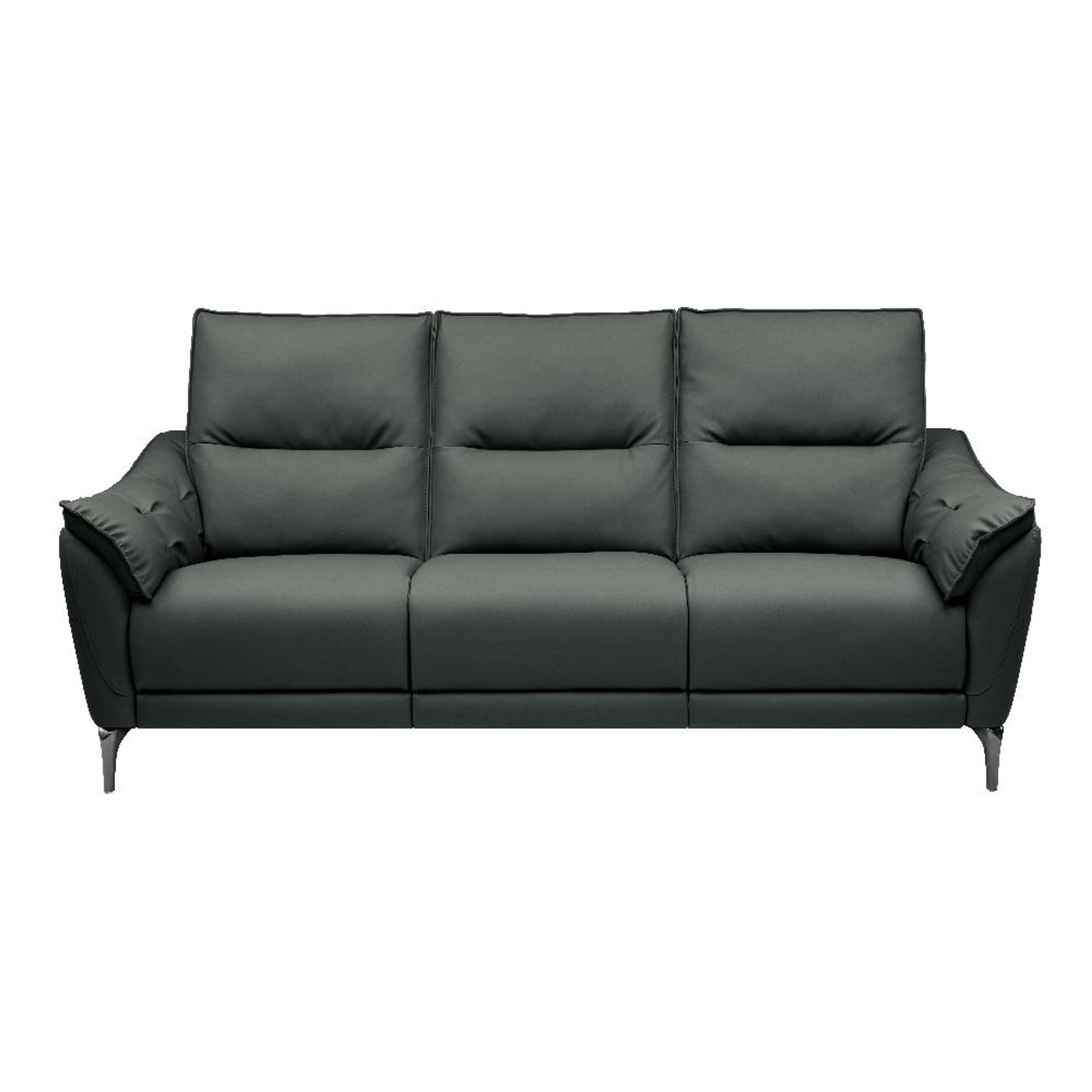 Home 36 Wakefit Tuvalu without Motion Sofa Set (3+2+1)Seater Regular, Standard, Without Motion, Set (3+2+1), Forest Green