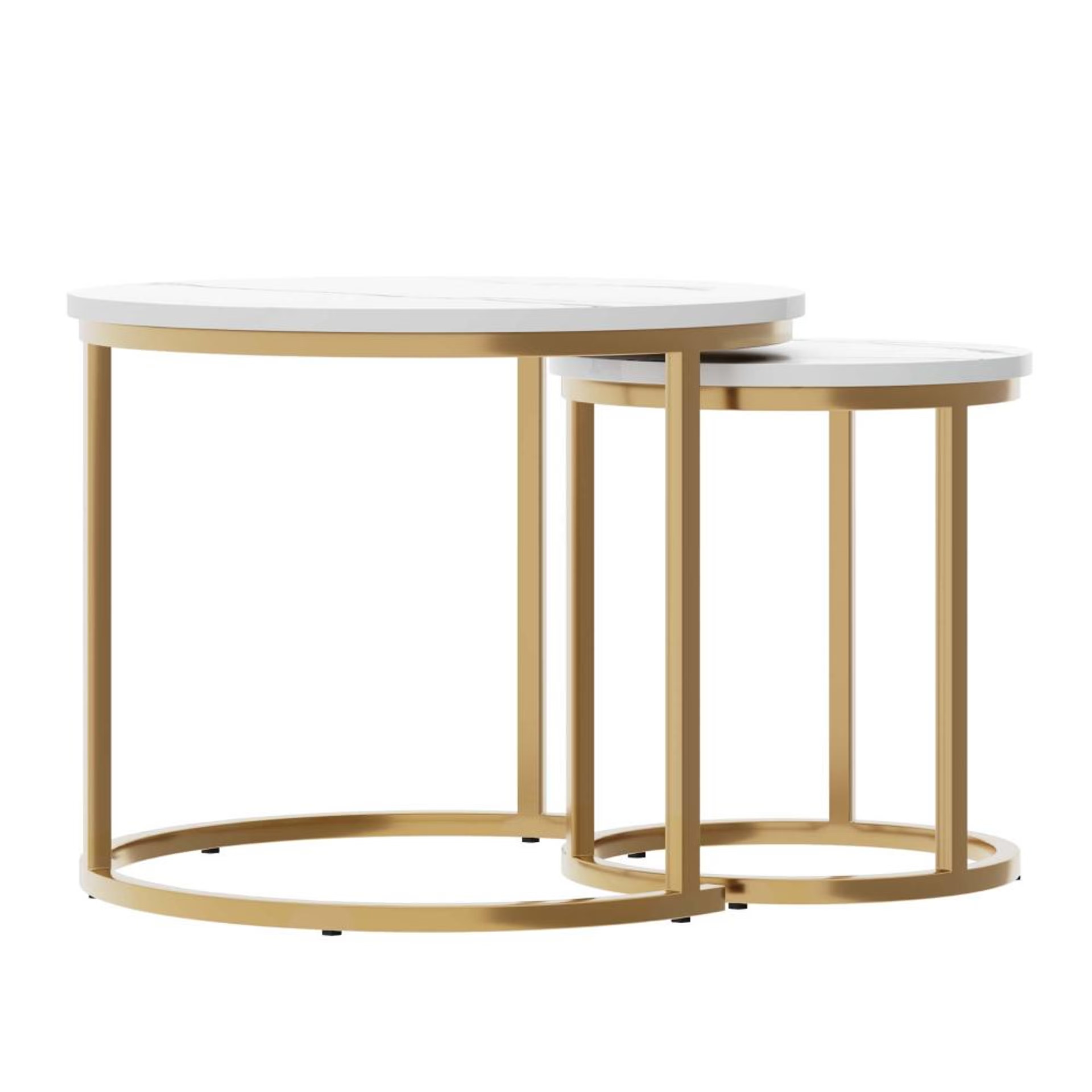 Kaltos Metal Coffee Table Satwaria White 6 Kaltos Metal Coffee Table Satwaria White