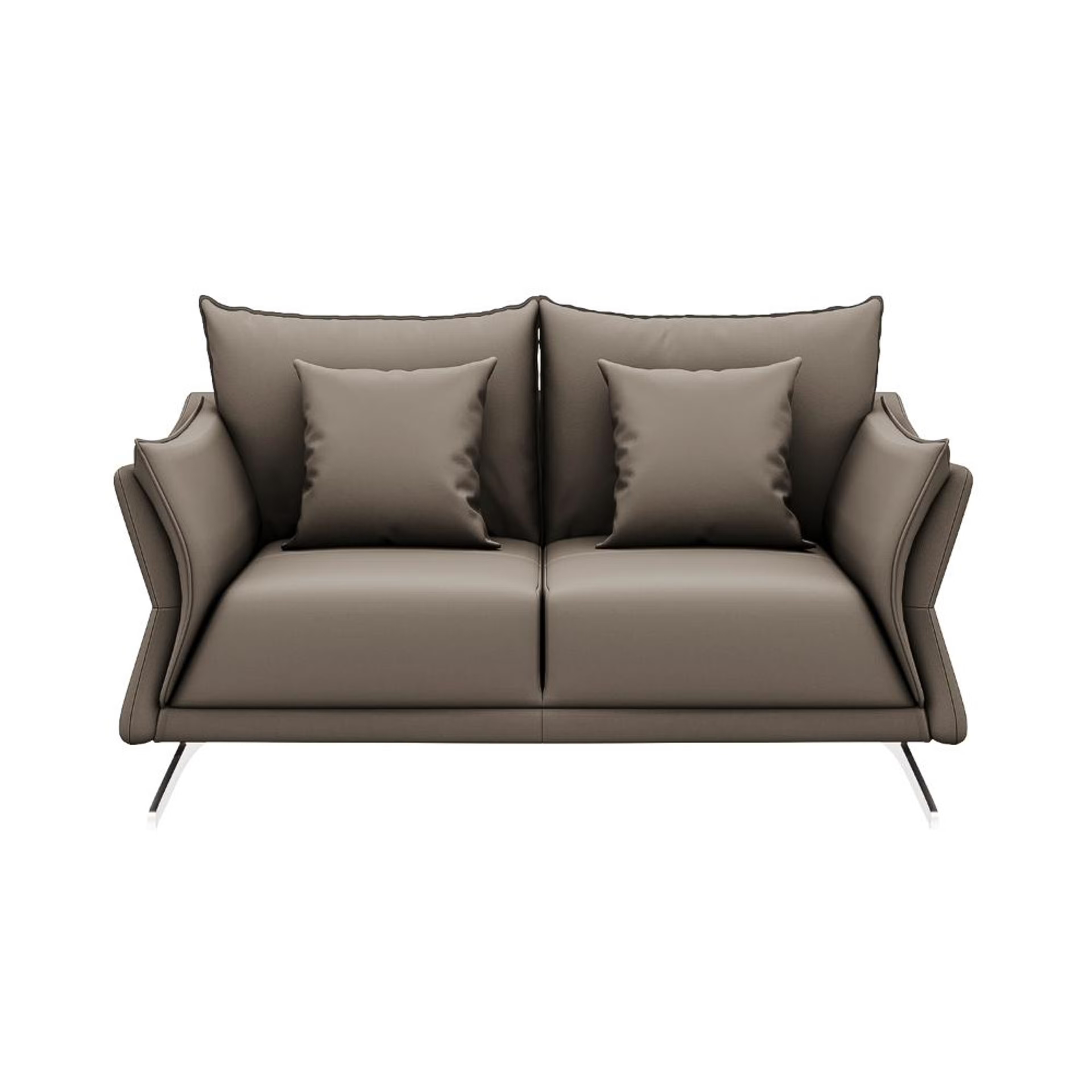Wakefit Kiribati Sofa - Two Seater Regular, 2 Seater, Grey