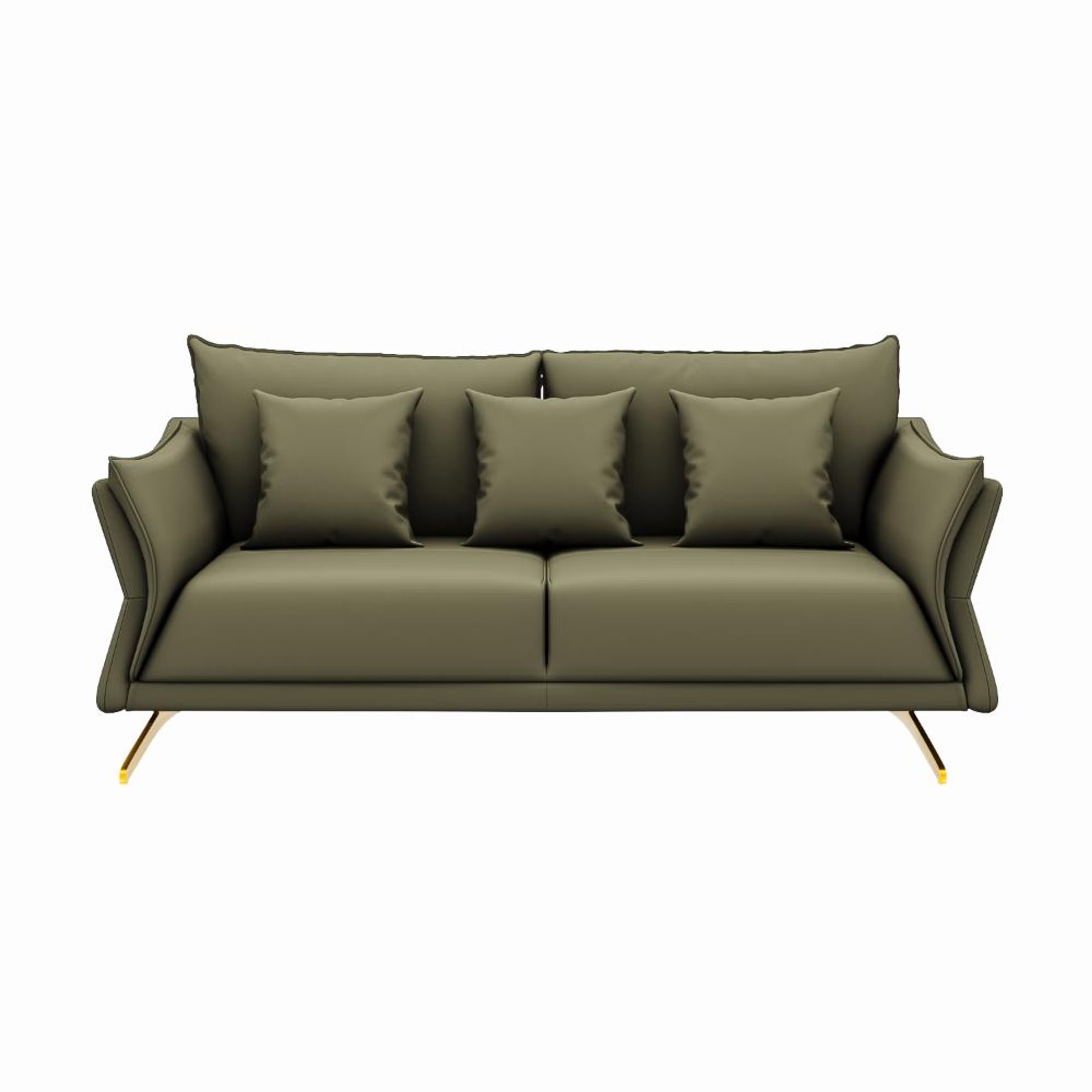 Home 31 Wakefit Kiribati Sofa Set (3+1+1) Seater Regular, Set (3+1+1), Green