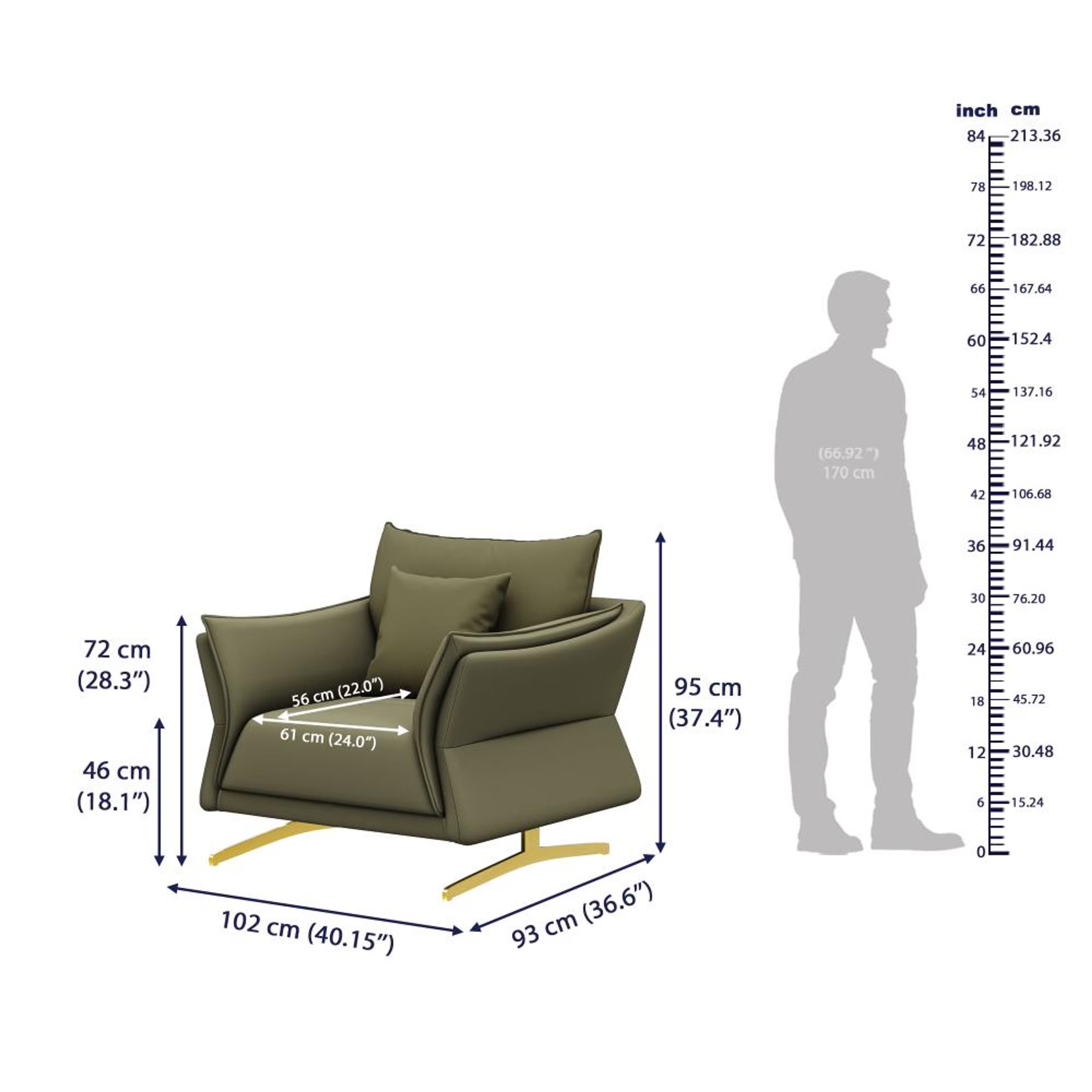 Wakefit Kiribati Sofa Set (3+2+1) Seater Regular, Set (3+2+1), Green 10 Wakefit Kiribati Sofa Set (3+2+1) Seater Regular, Set (3+2+1), Green