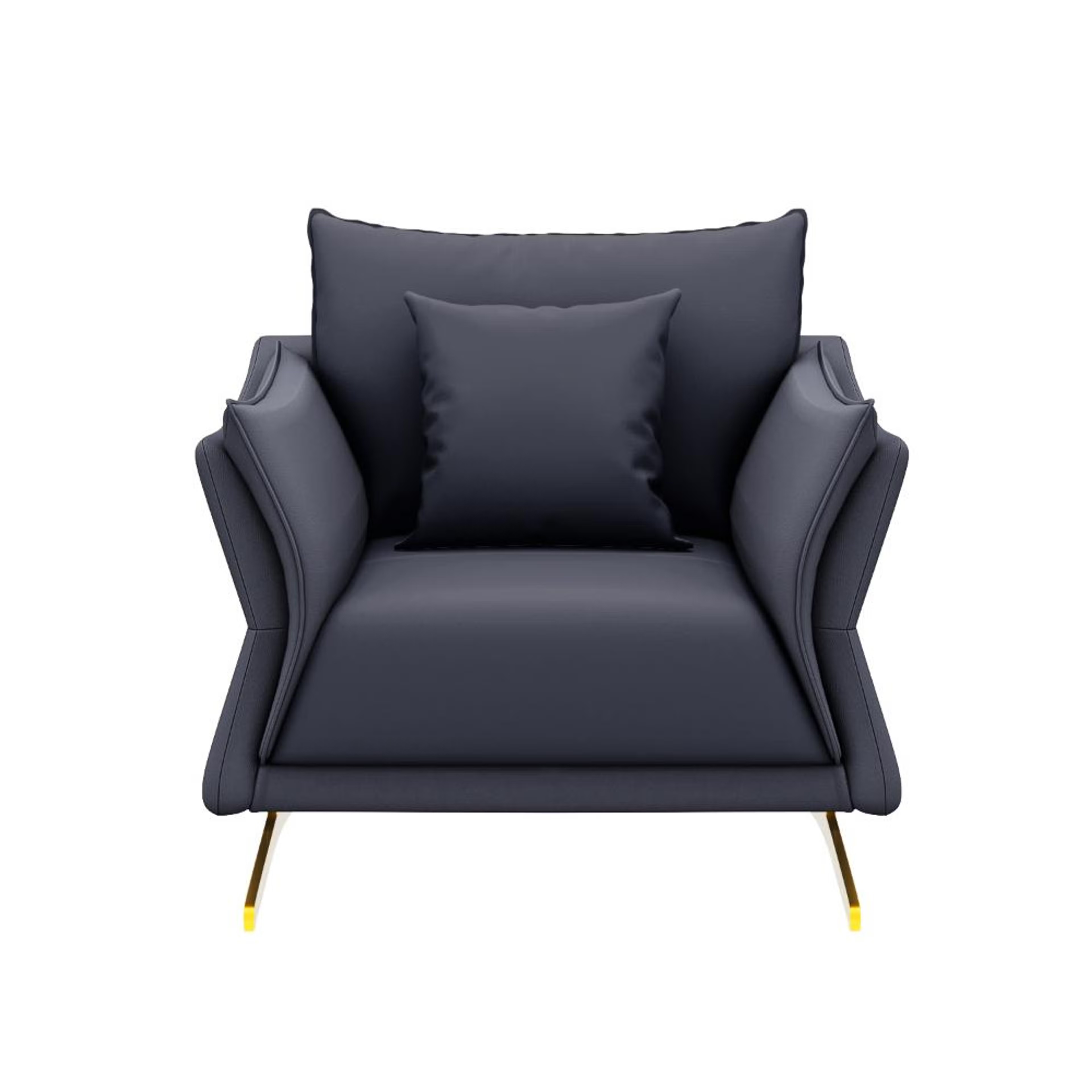 Wakefit Kiribati Sofa Set (3+1+1) Seater Regular, Set (3+1+1), Blue