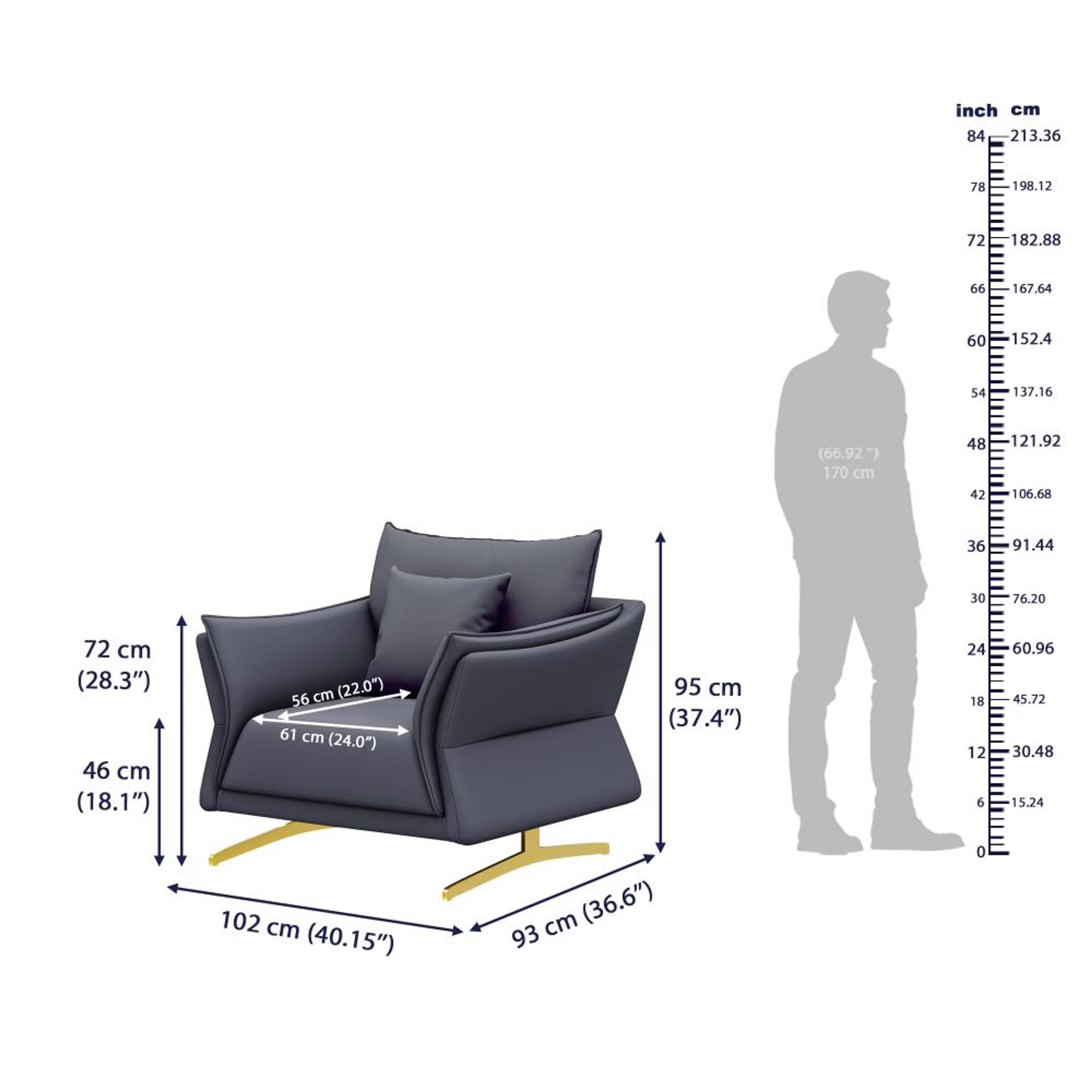 Wakefit Kiribati Sofa Set (3+2+1) Seater Regular, Set (3+2+1), Blue 10 Wakefit Kiribati Sofa Set (3+2+1) Seater Regular, Set (3+2+1), Blue