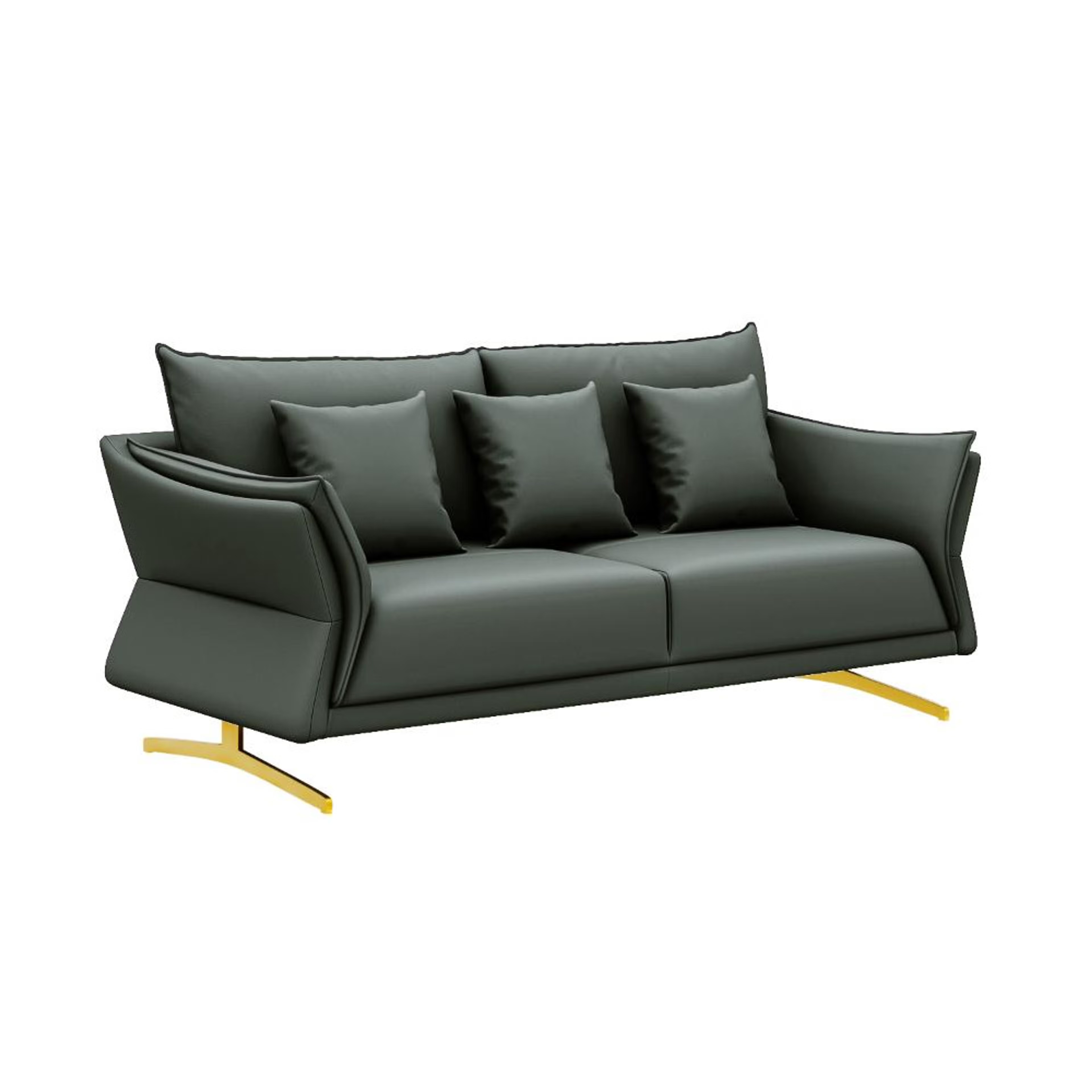 Wakefit Kiribati Sofa Set (3+1+1) Seater Regular, Set (3+1+1), Forest Green 4 Wakefit Kiribati Sofa Set (3+1+1) Seater Regular, Set (3+1+1), Forest Green