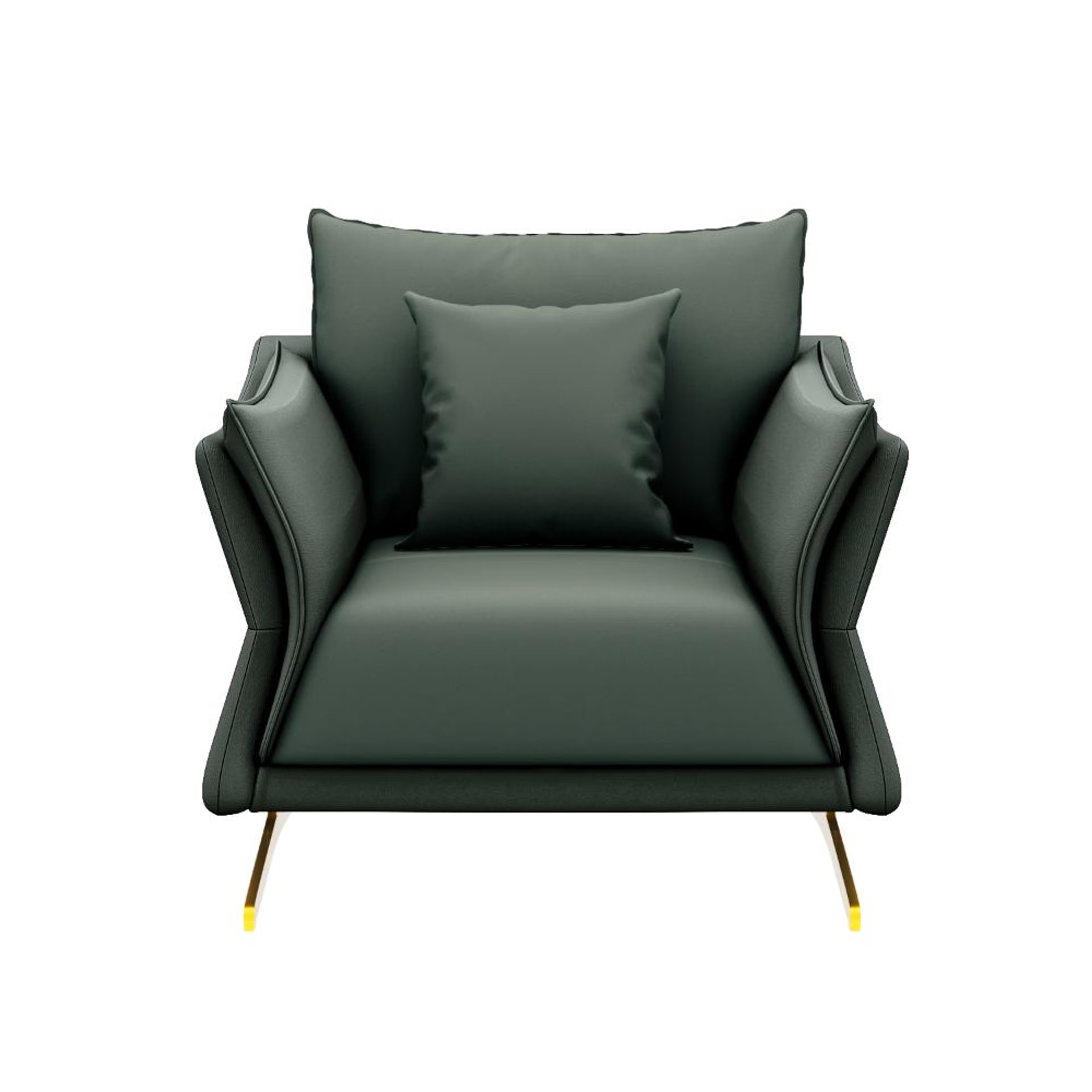 Home 36 Wakefit Kiribati Sofa Set (2+1+1) Seater Regular, Set (2+1+1), Forest Green