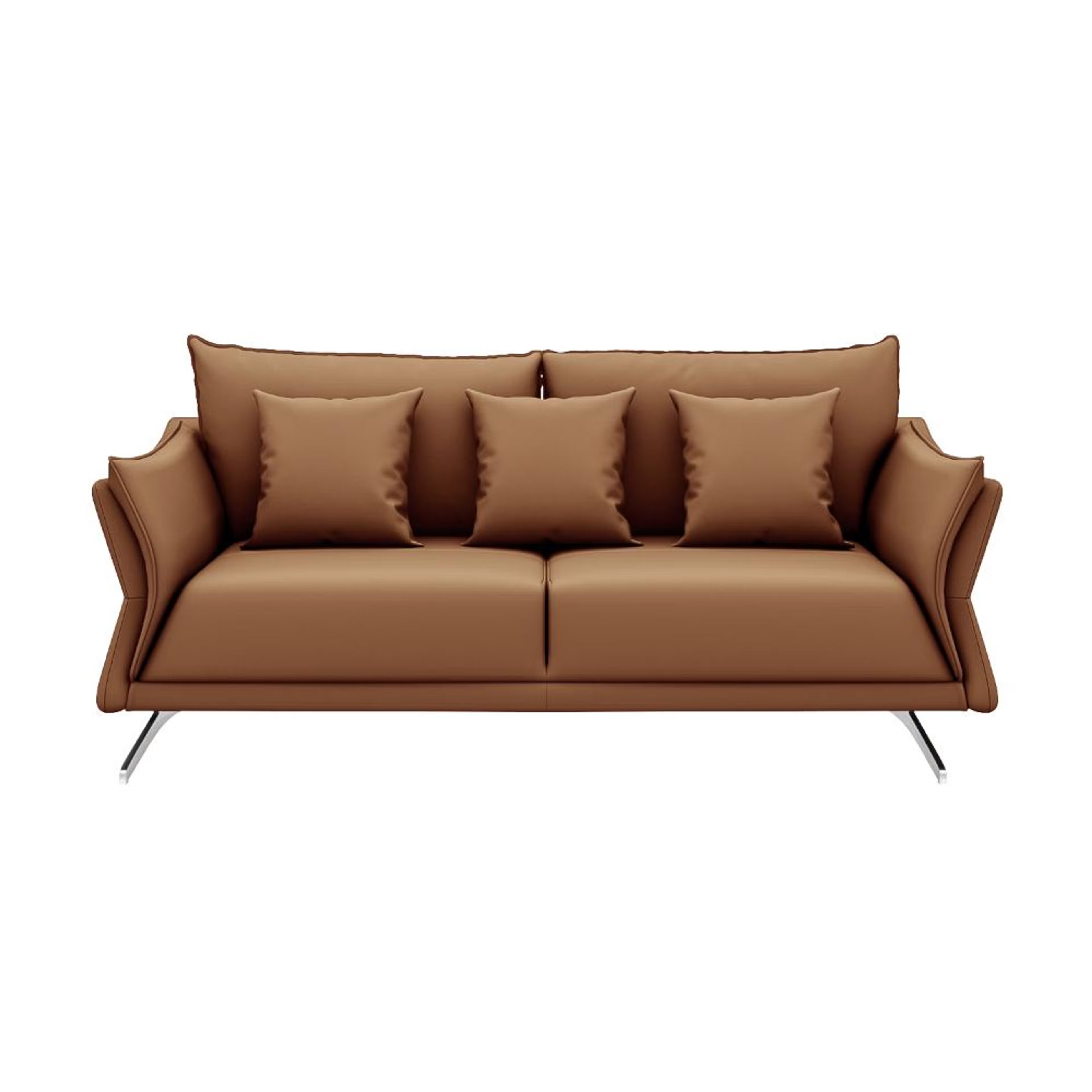 Home 26 Wakefit Kiribati Sofa Set (3+2+1) Seater Regular, Set (3+2+1), Brown