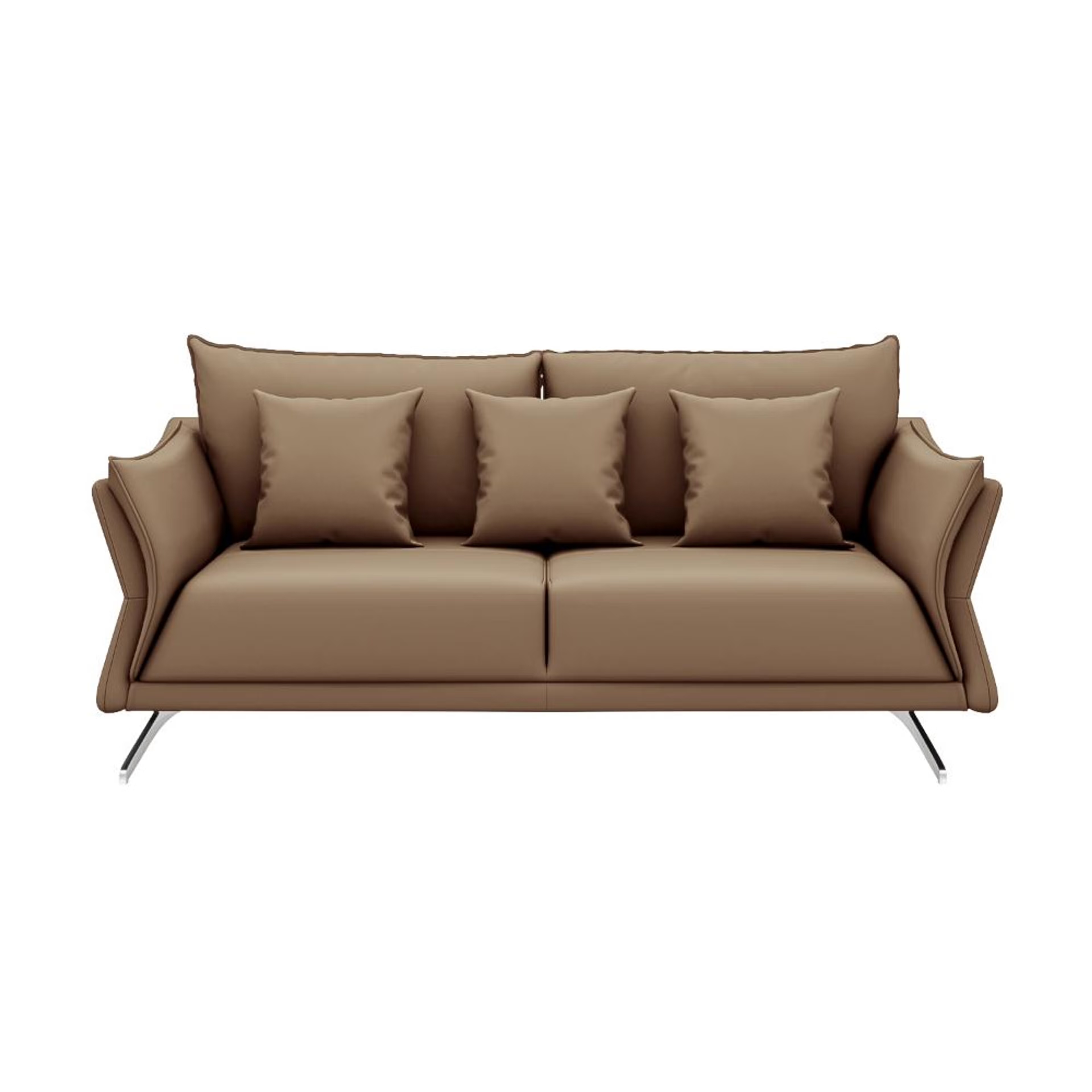 Wakefit Kiribati Sofa Set (3+2) Seater Regular, Set (3+2), Cappuccino