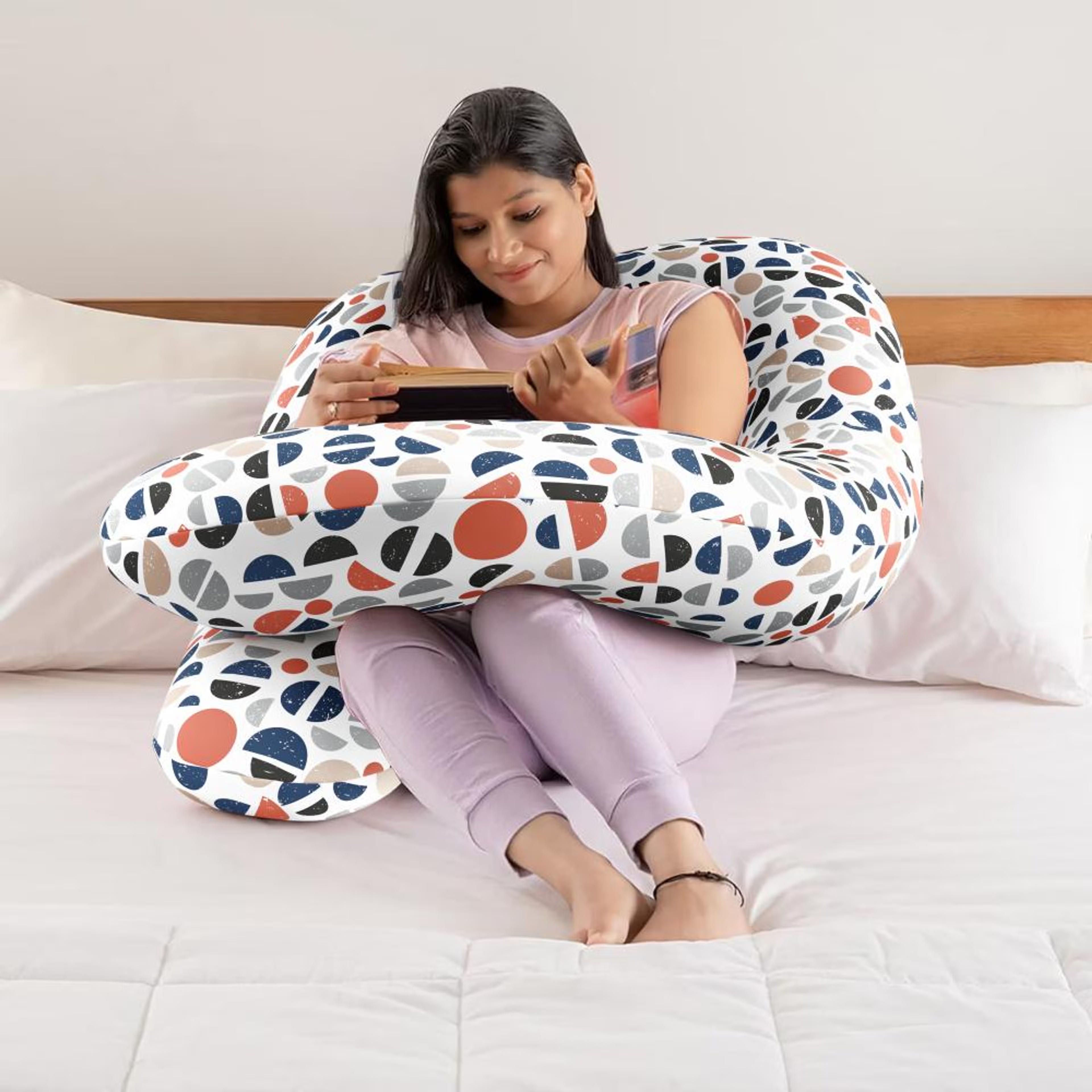 Maternity Pillow for Pregnancy Support | G Shape | 100% Cotton & Machine Washable Cover | Bekky G Shape, Cotton, Bekky 3 Maternity Pillow for Pregnancy Support | G Shape | 100% Cotton & Machine Washable Cover | Bekky G Shape, Cotton, Bekky