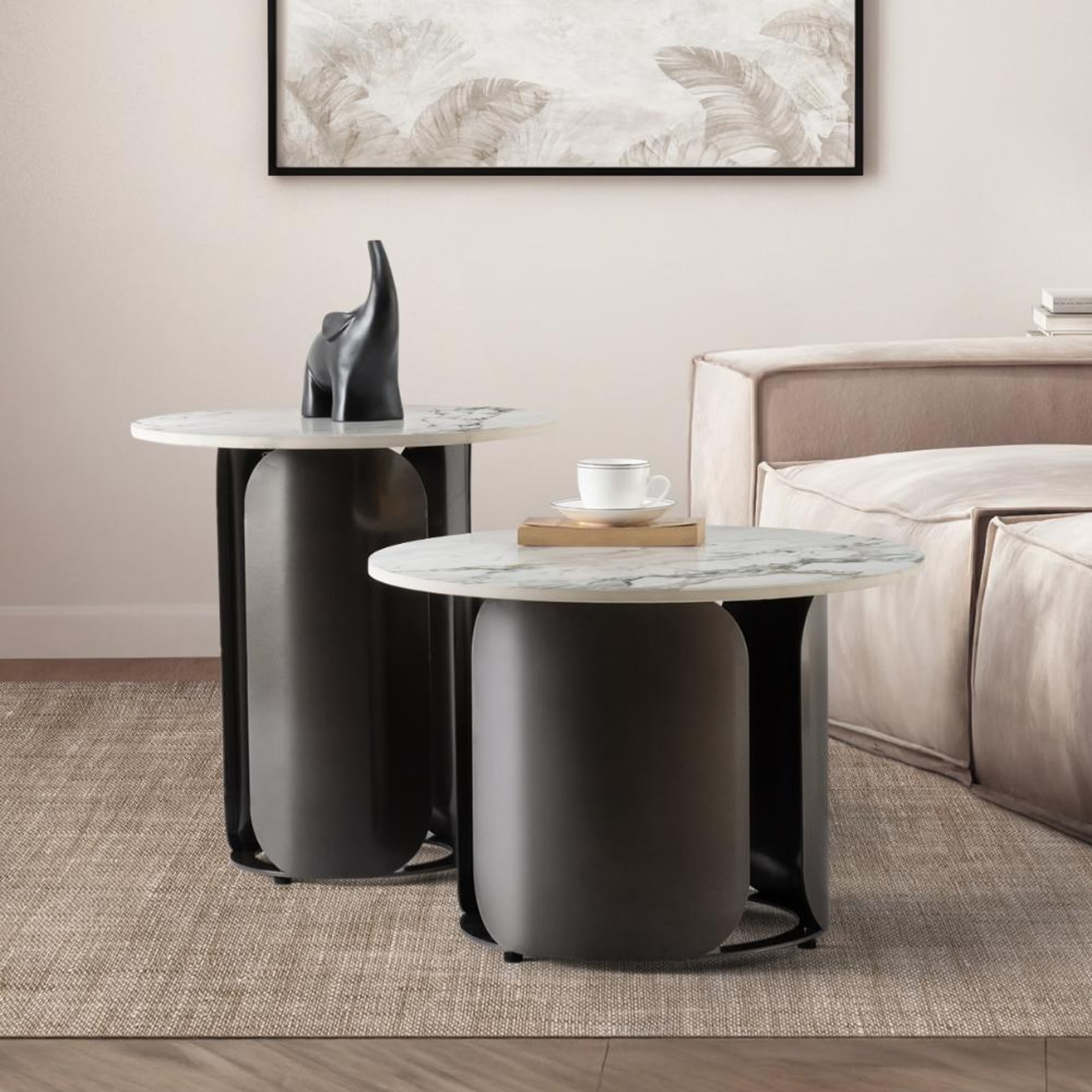 Home 35 Wakefit Robusta Coffee Table - Amphora White Amphora White