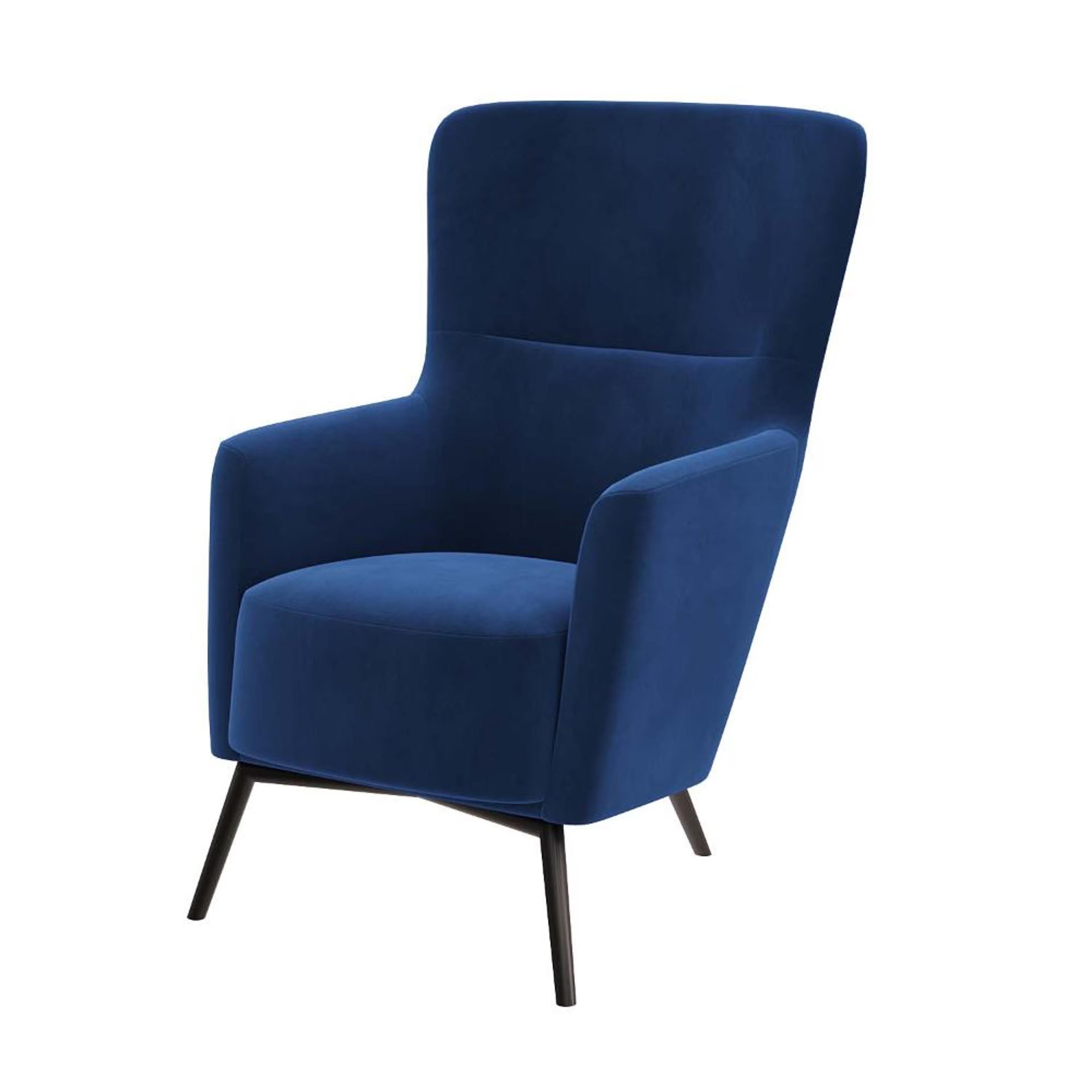 Wakefit Aruba Wing Chair Blue