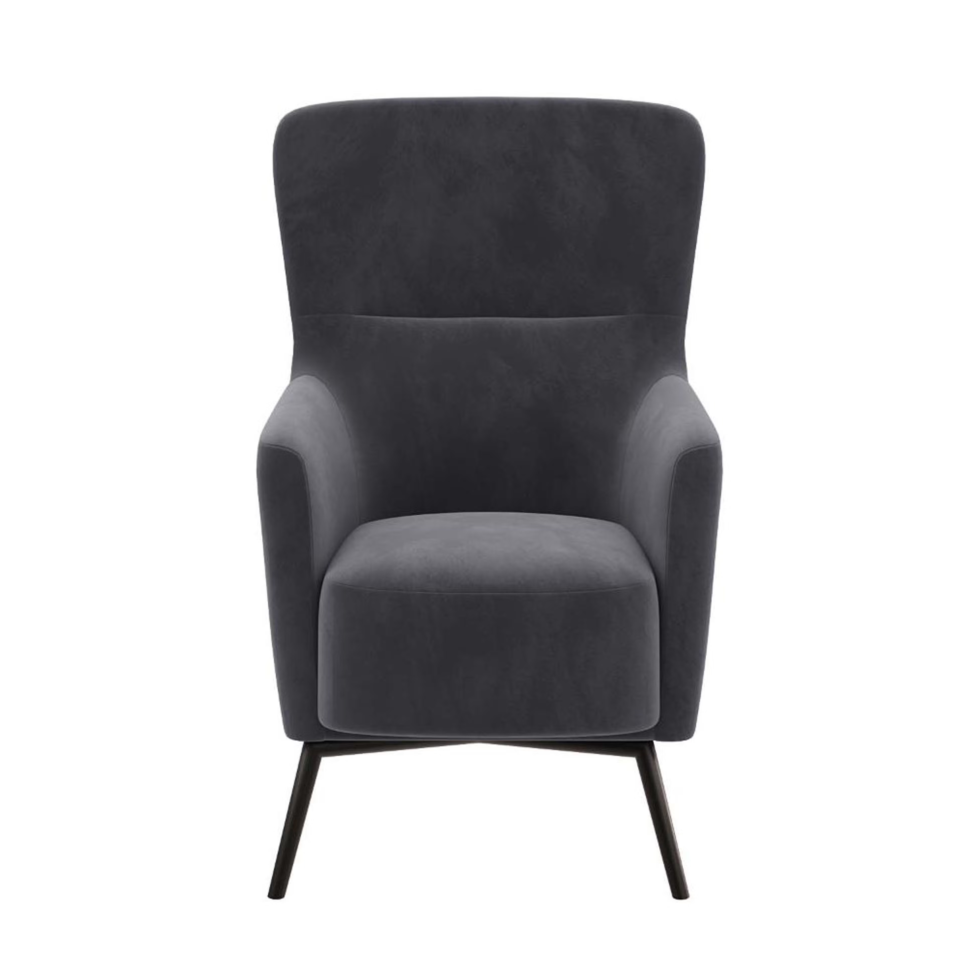 Home 42 Wakefit Aruba Wing Chair Space Grey