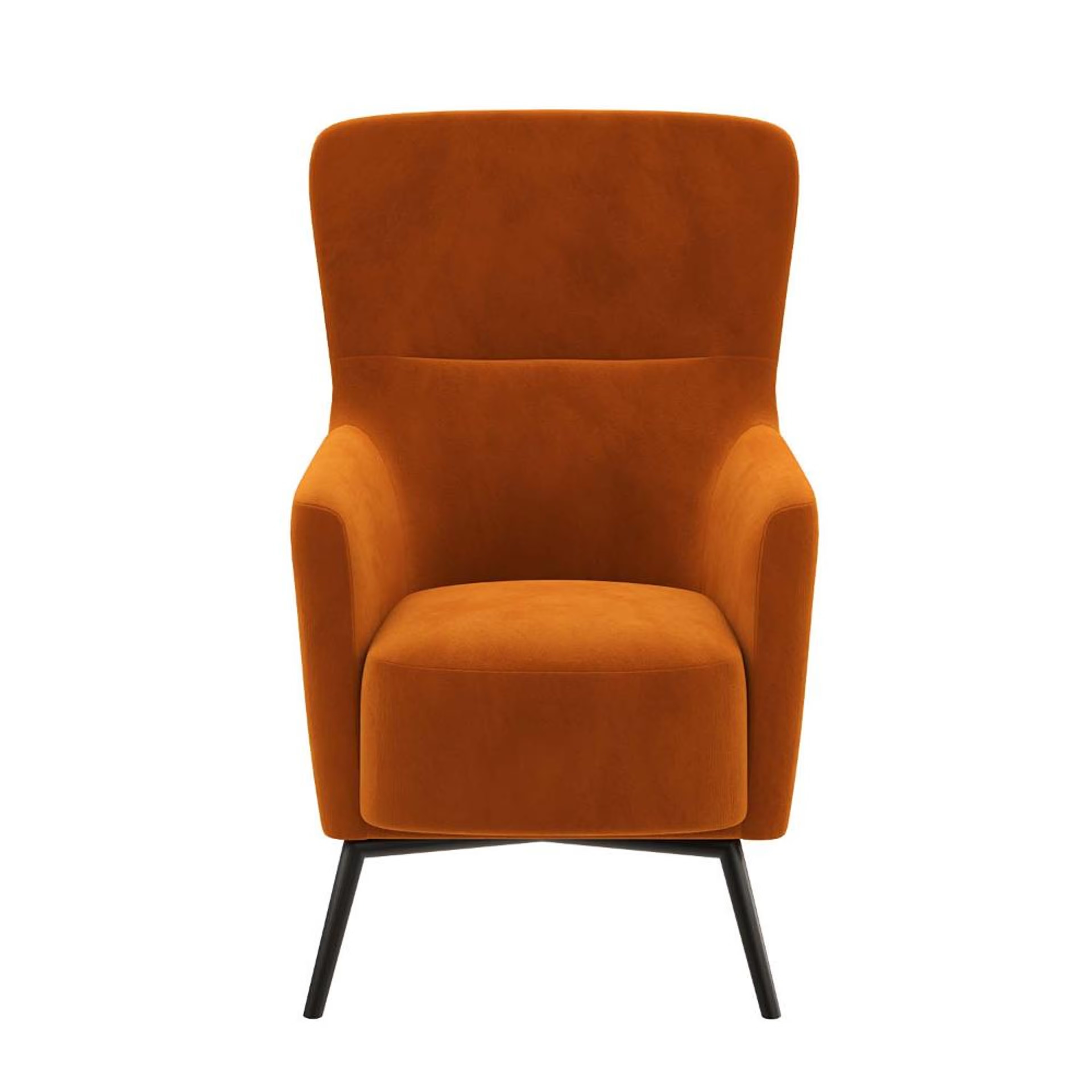 Home 37 Wakefit Aruba Wing Chair Amber
