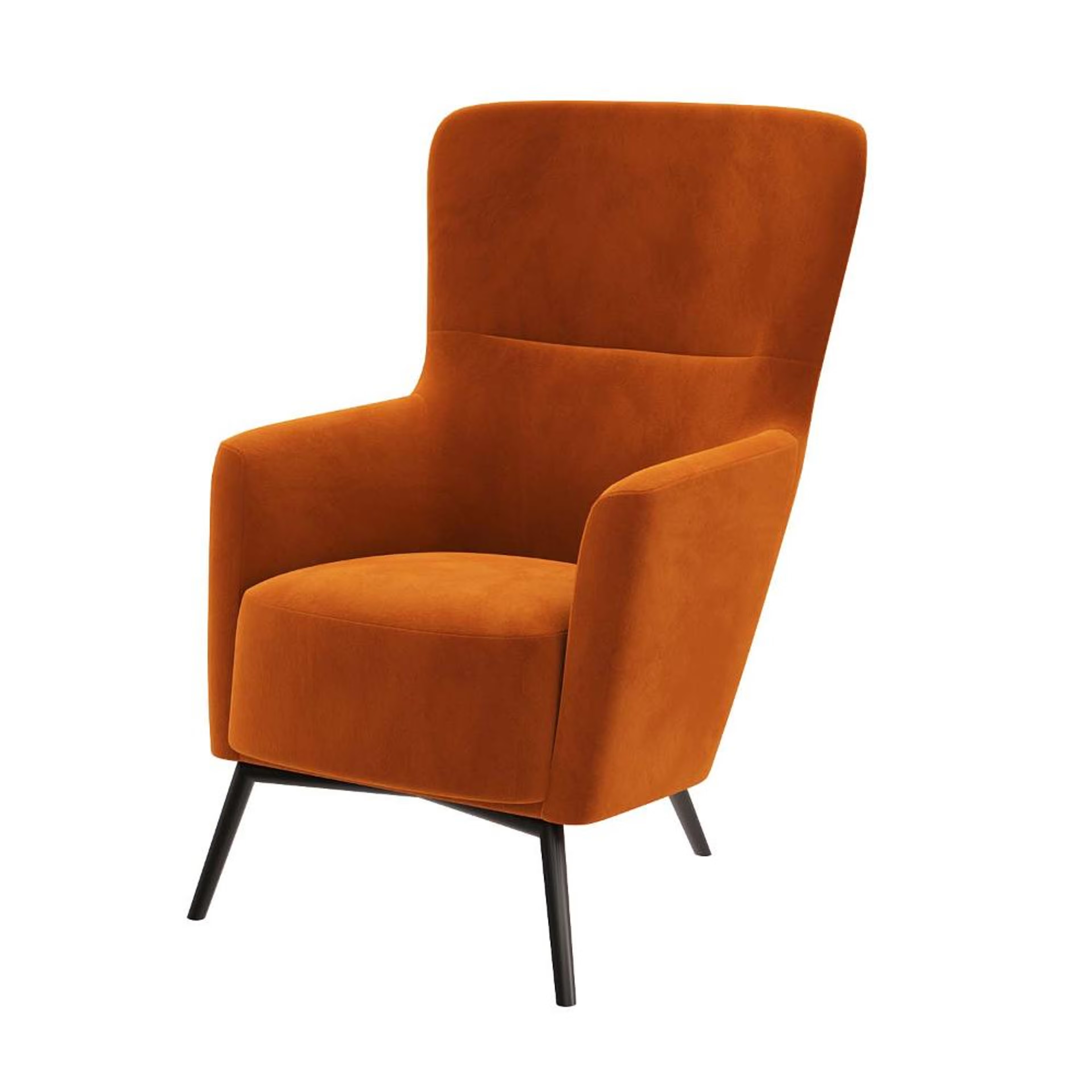 Home 38 Wakefit Aruba Wing Chair Amber