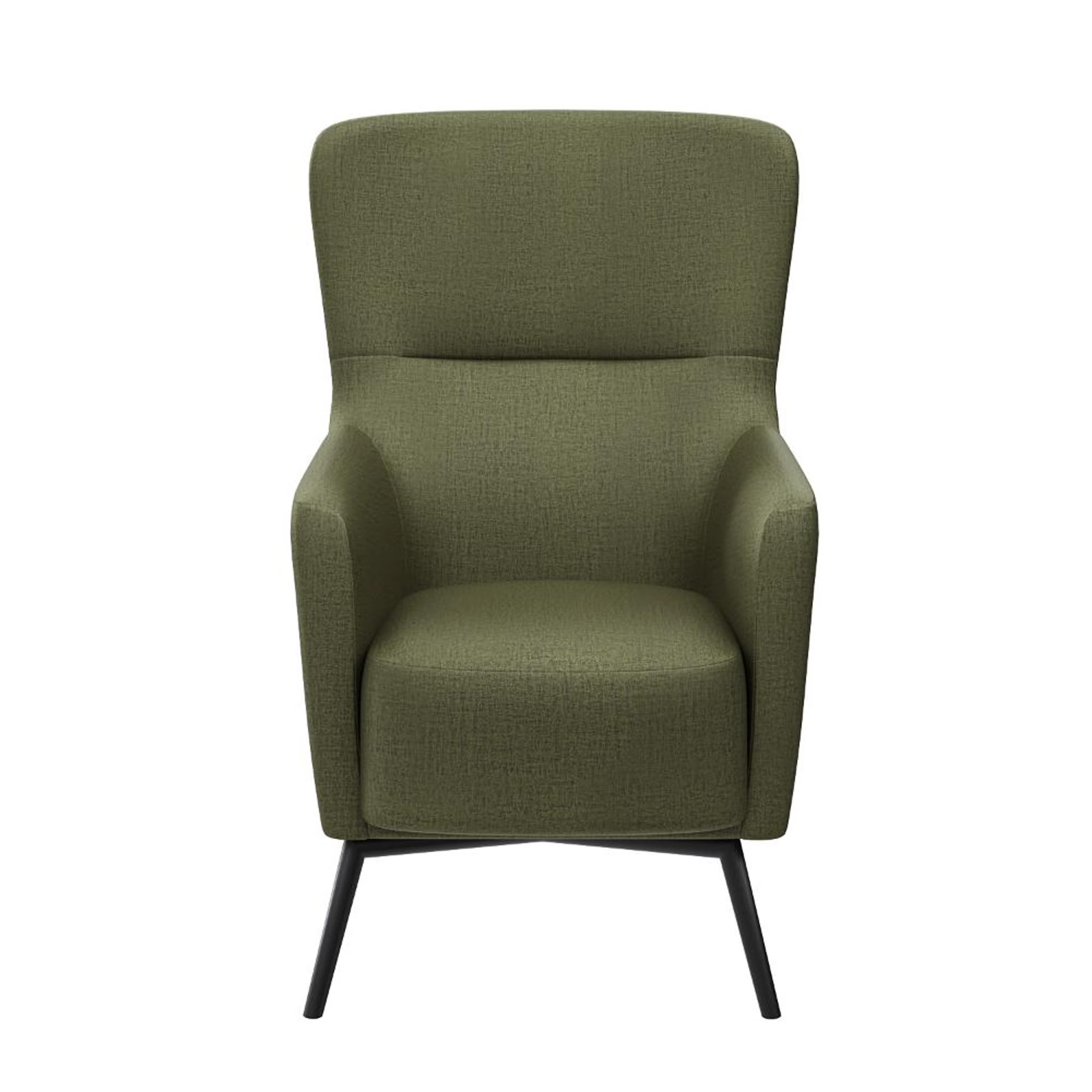 Home 47 Wakefit Aruba Wing Chair Green