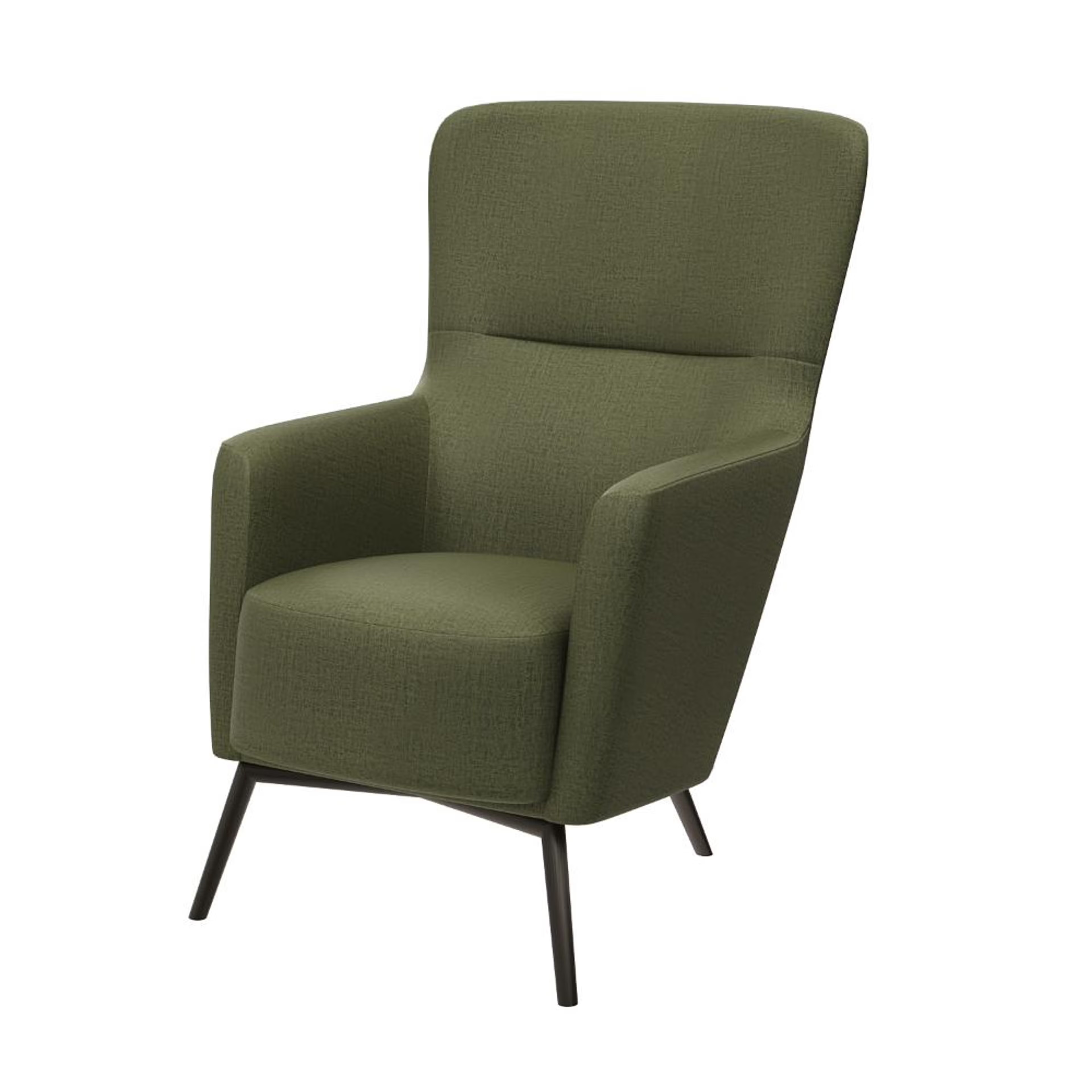 Home 48 Wakefit Aruba Wing Chair Green