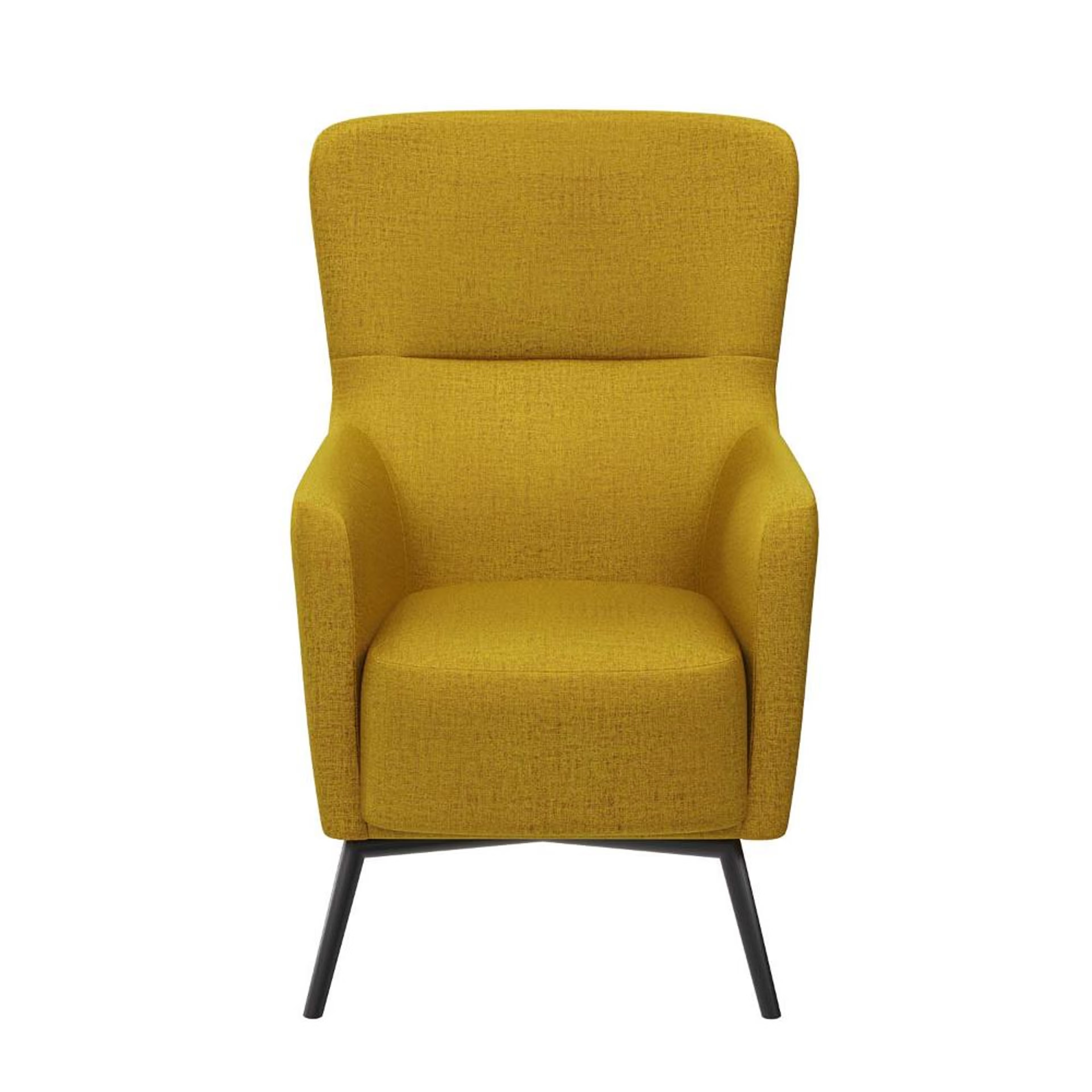 Wakefit Aruba Wing Chair Yellow 2 Wakefit Aruba Wing Chair Yellow
