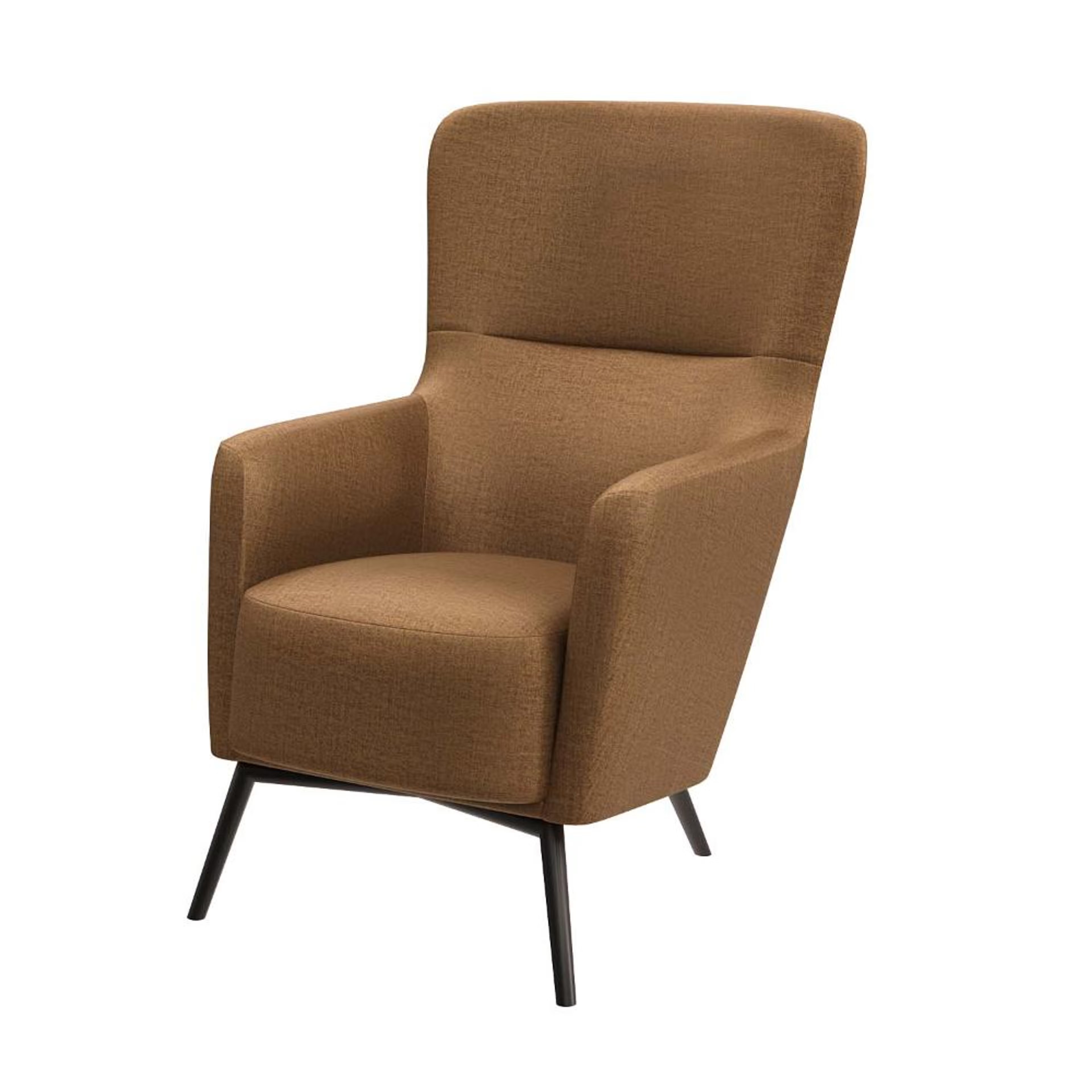 Home 36 Wakefit Aruba Wing Chair Mocha Brown